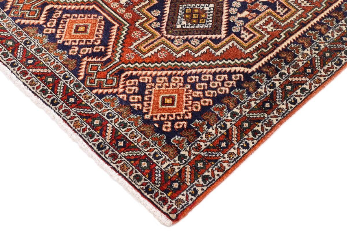 Orientteppich Yalameh 151x201 Handgeknüpfter Nain Höhe: rechteckig, 12 Orientteppich Trading, Perserteppich, / mm