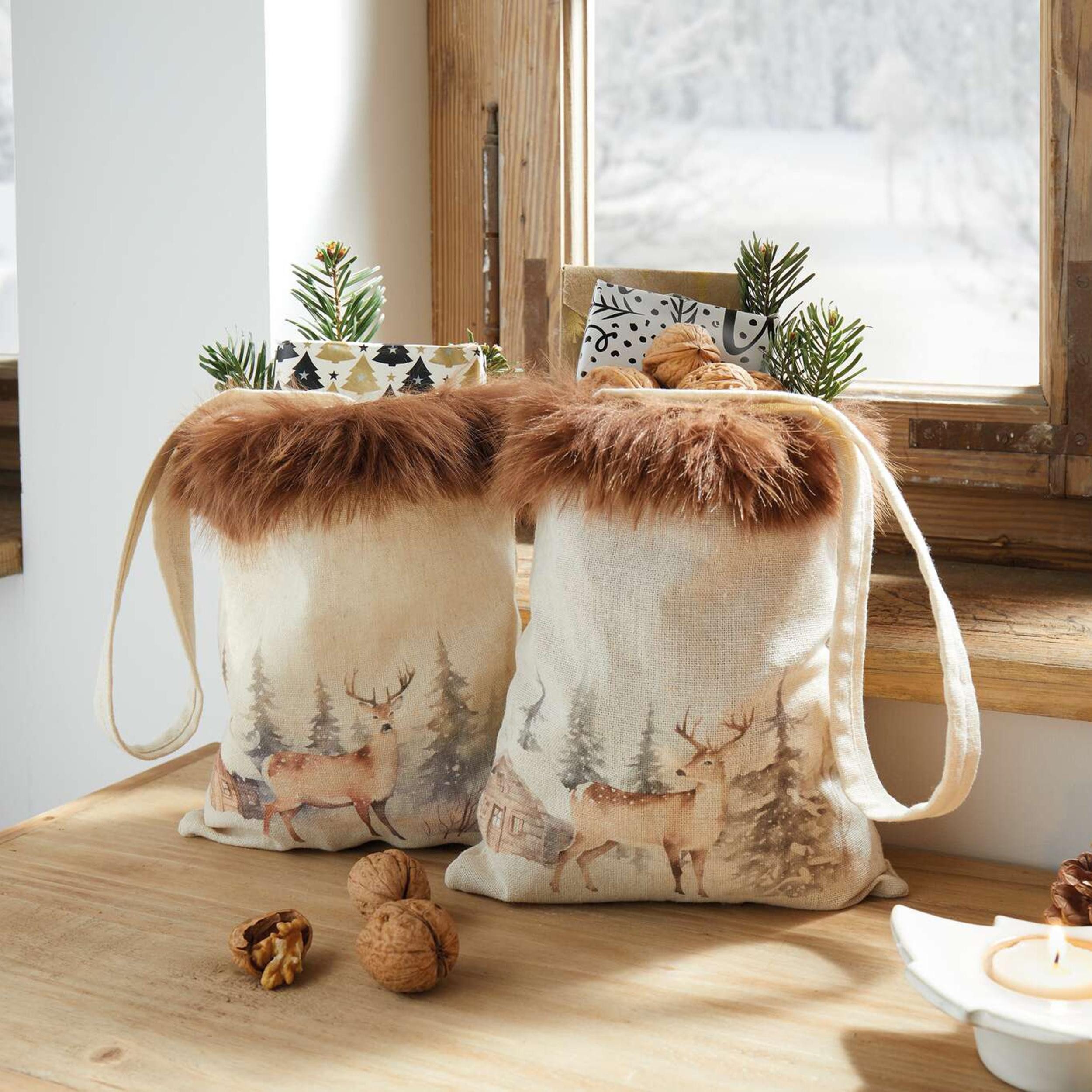 Frank Flechtwaren Filztasche Hirschmotiv TASCHE Feltro 2025