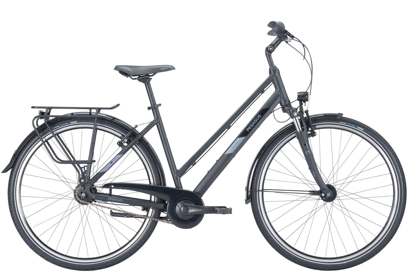 Cityrad Pegasus Solero SL 7 Damen Trapez schwarz 2025