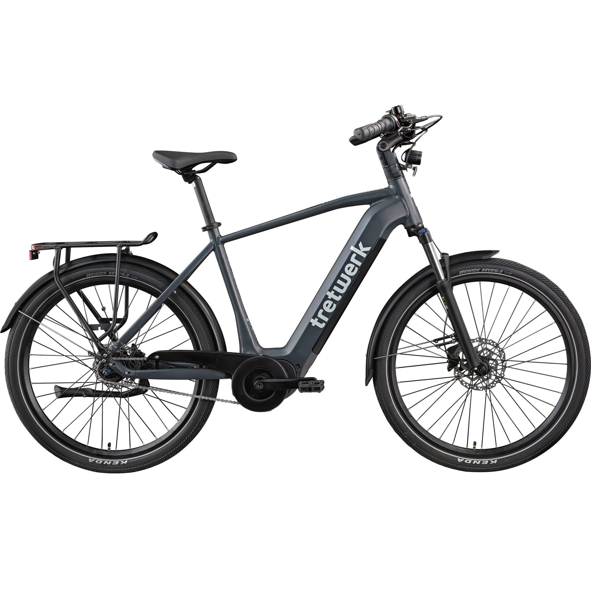 Tretwerk E-Bike Amber Nexus, 7 Gang, Nabenschaltung, Mittelmotor, 550 Wh