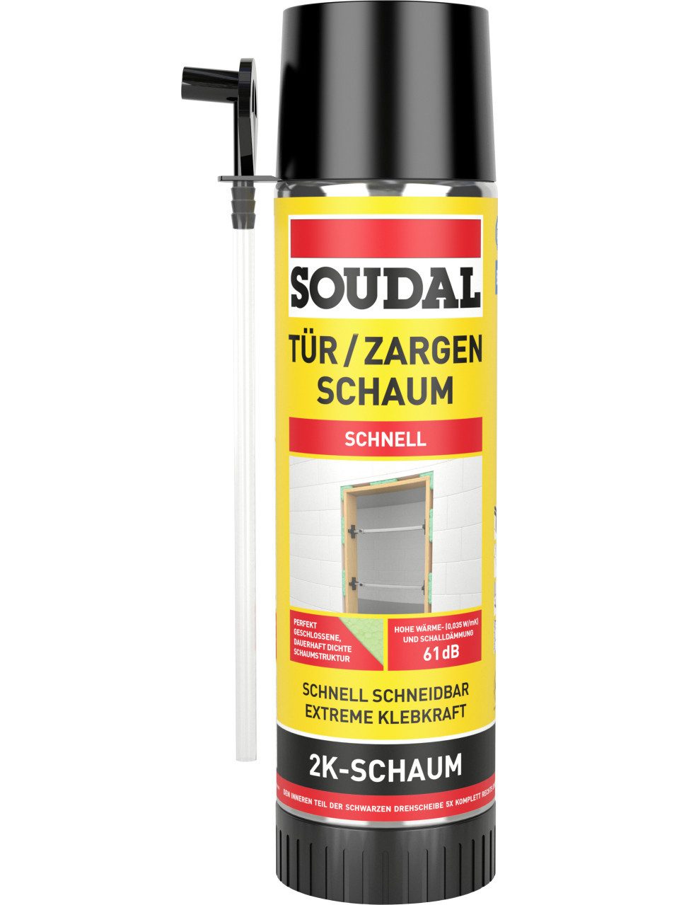 SOUDAL Montagekleber Soudal 2K Zargenschaum 400 ml