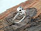 Eyecatcher Silberring »Totenkopf Ring aus 925 Sterlingsilber. Größenverstellbar. Gothicring«, Bild 3