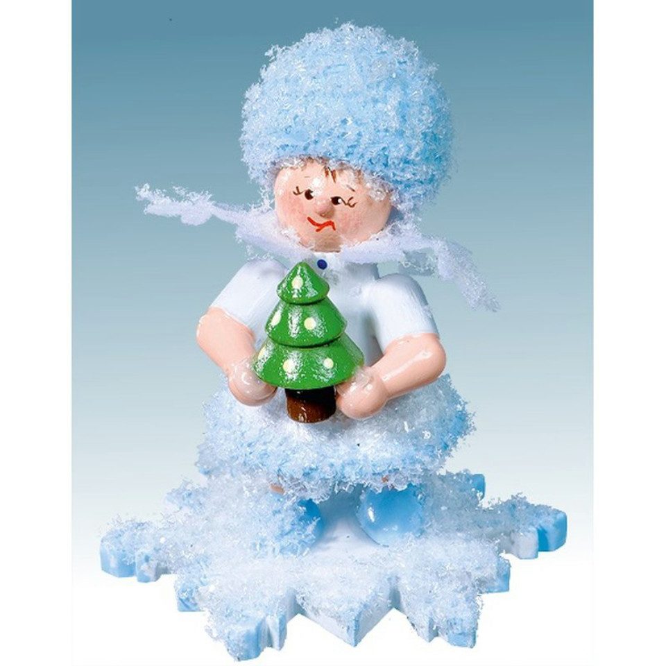 Kuhnert Dekofigur Kuhnert Schneeflöckchen mit Weihnachtsbaum, Handarbeit au günstig online kaufen