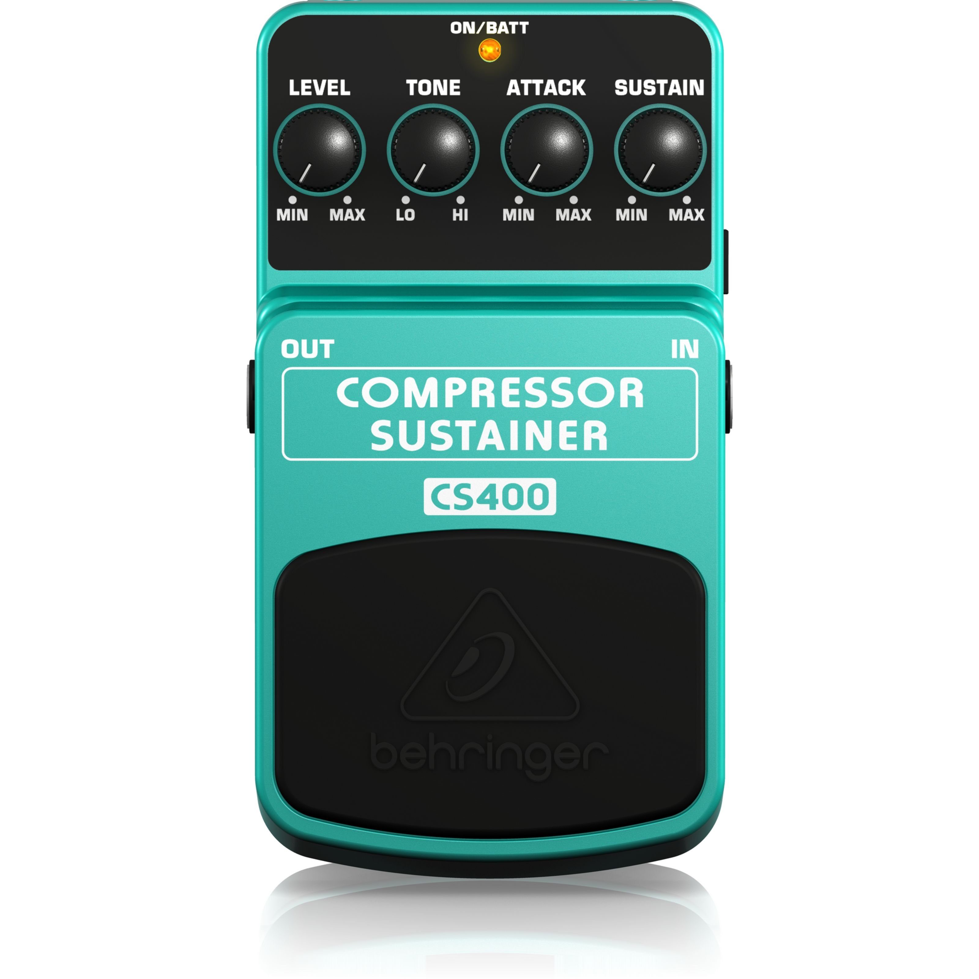 Behringer Musikinstrumentenpedal, (Effekte, Compressor/Gate/Limiter), CS400 Compressor/Sustainer - Effektgerät für Gitarren