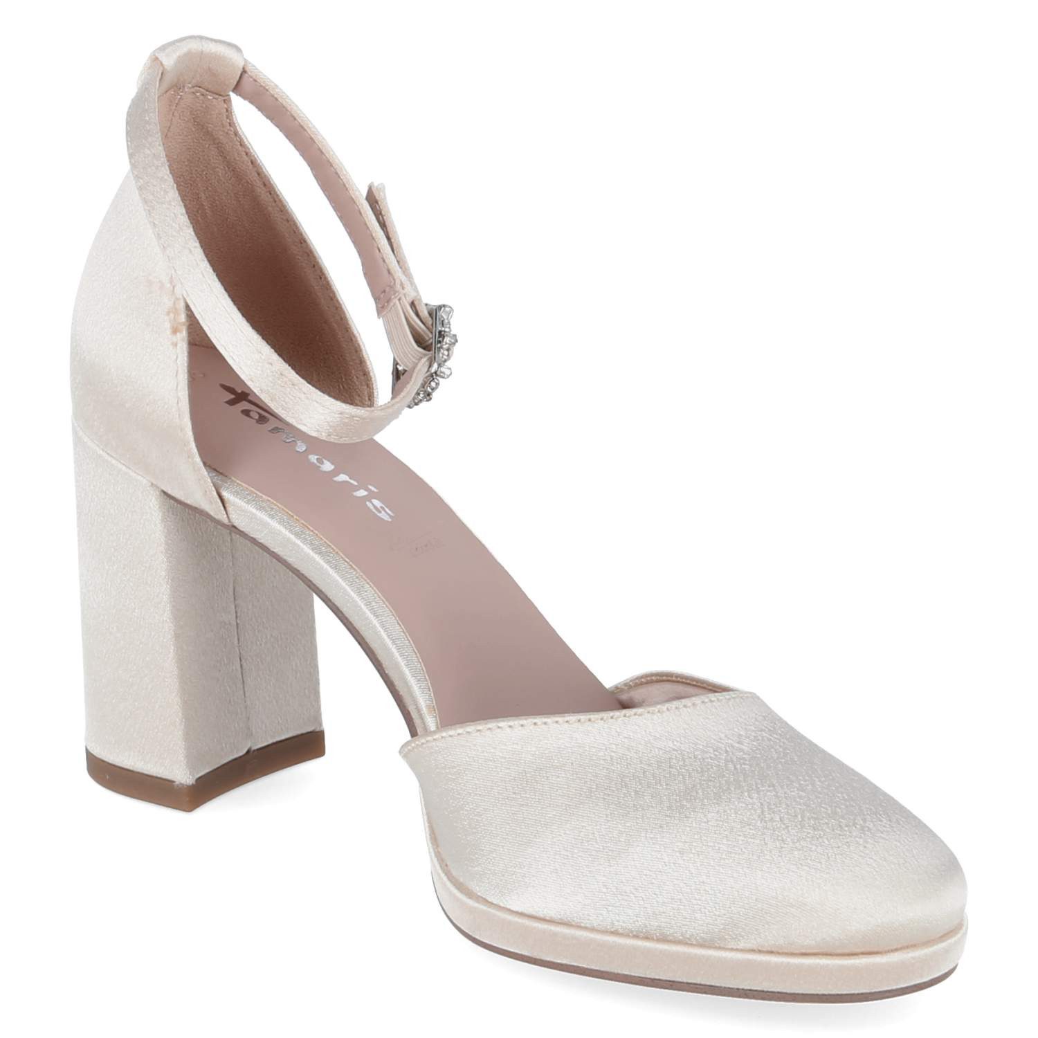 Tamaris Tamaris 1-22463-45-229 Damen Textil weiss Keilpumps