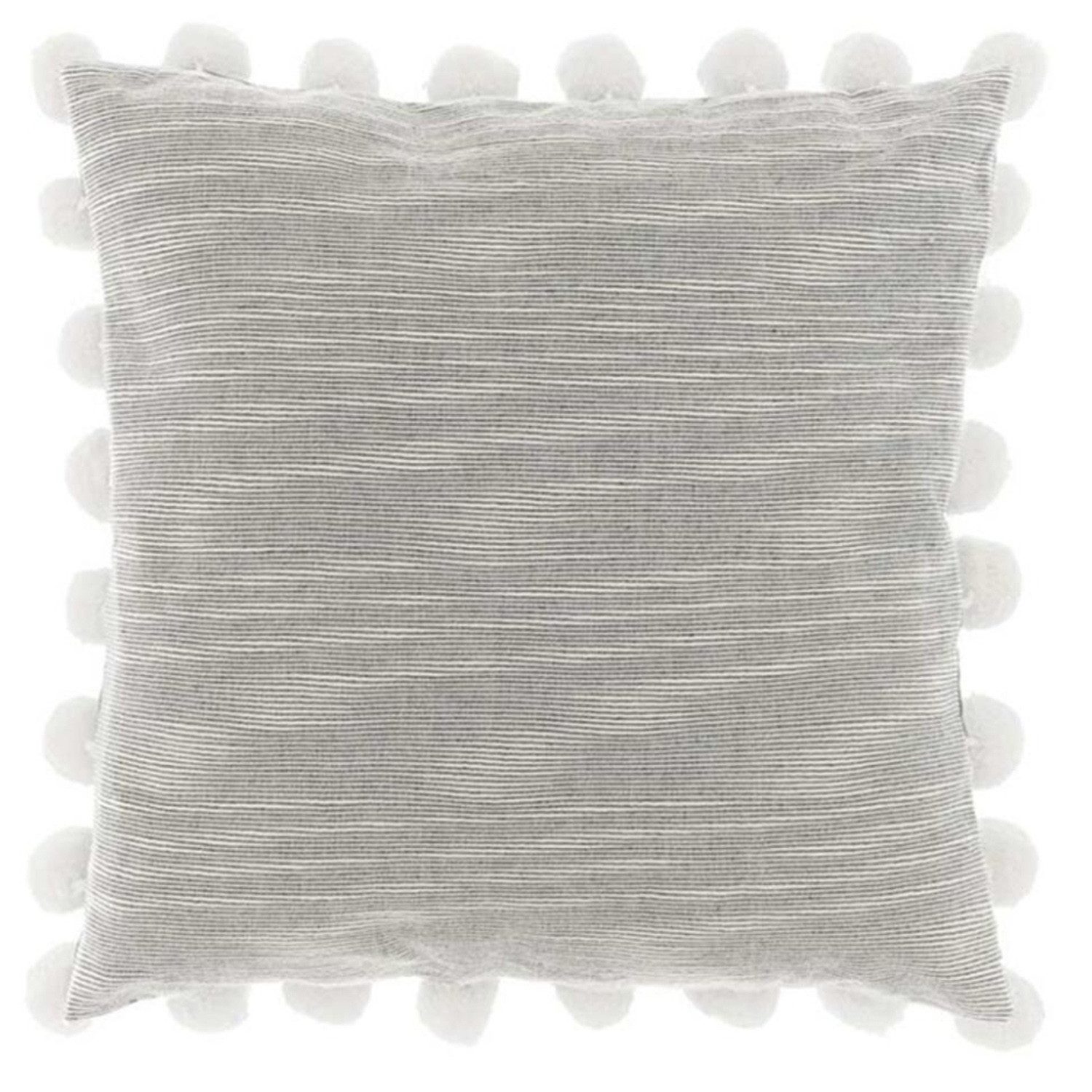 Zierkissen Boho Deko Kissen Couchkissen Iwan Grau 45cm