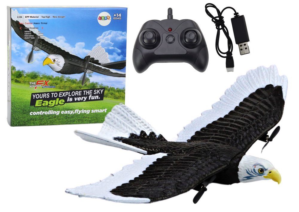 Wisam RC-Auto Eagle Bird ferngesteuertes RC-Flugzeug 2,4 G, 41 cm x 28 cm x 5 cm