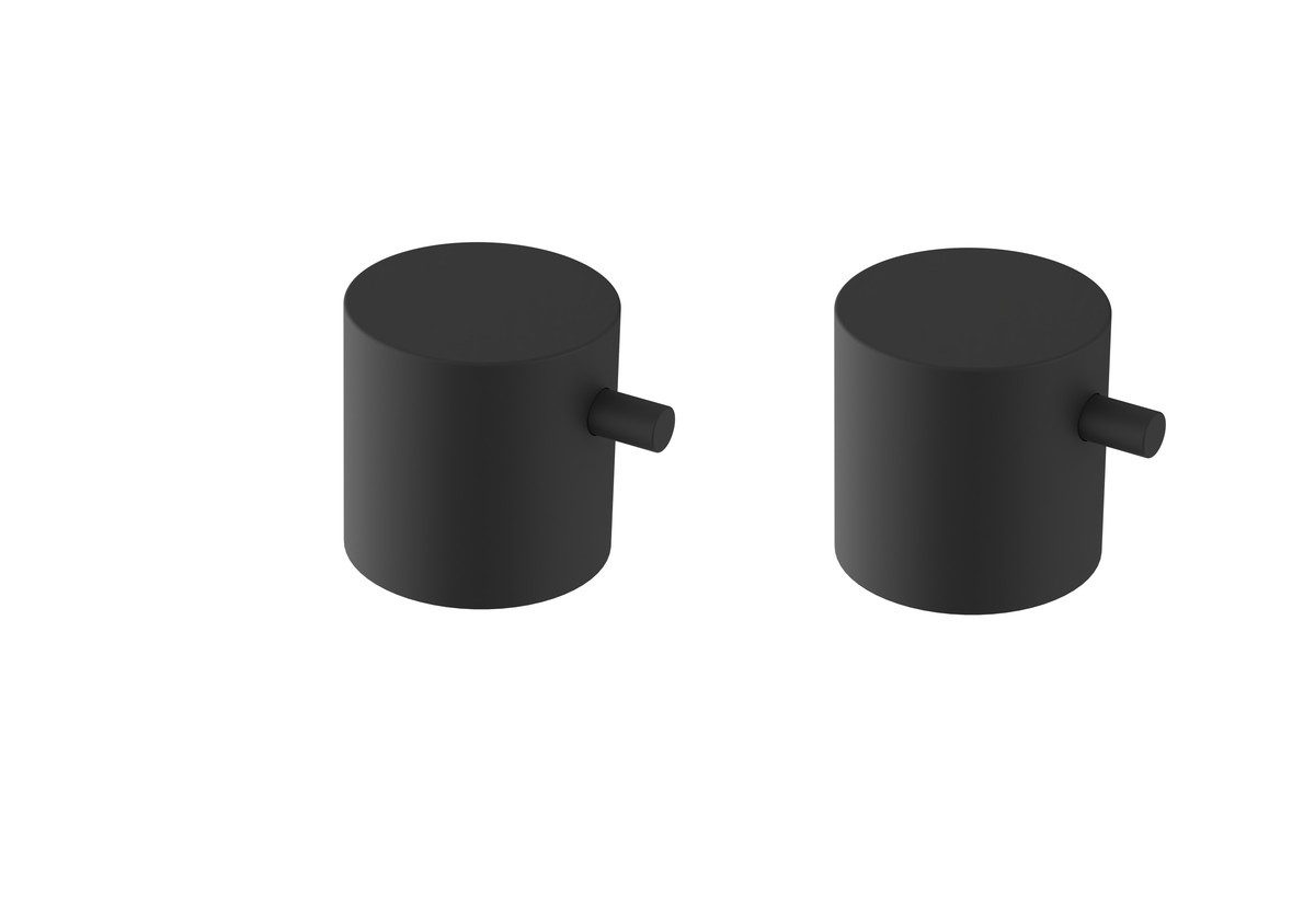 Sapho Umsteller ULTRAMIX Steuerhebel, Paar, Schwarz matt, Sapho-UT017B-2