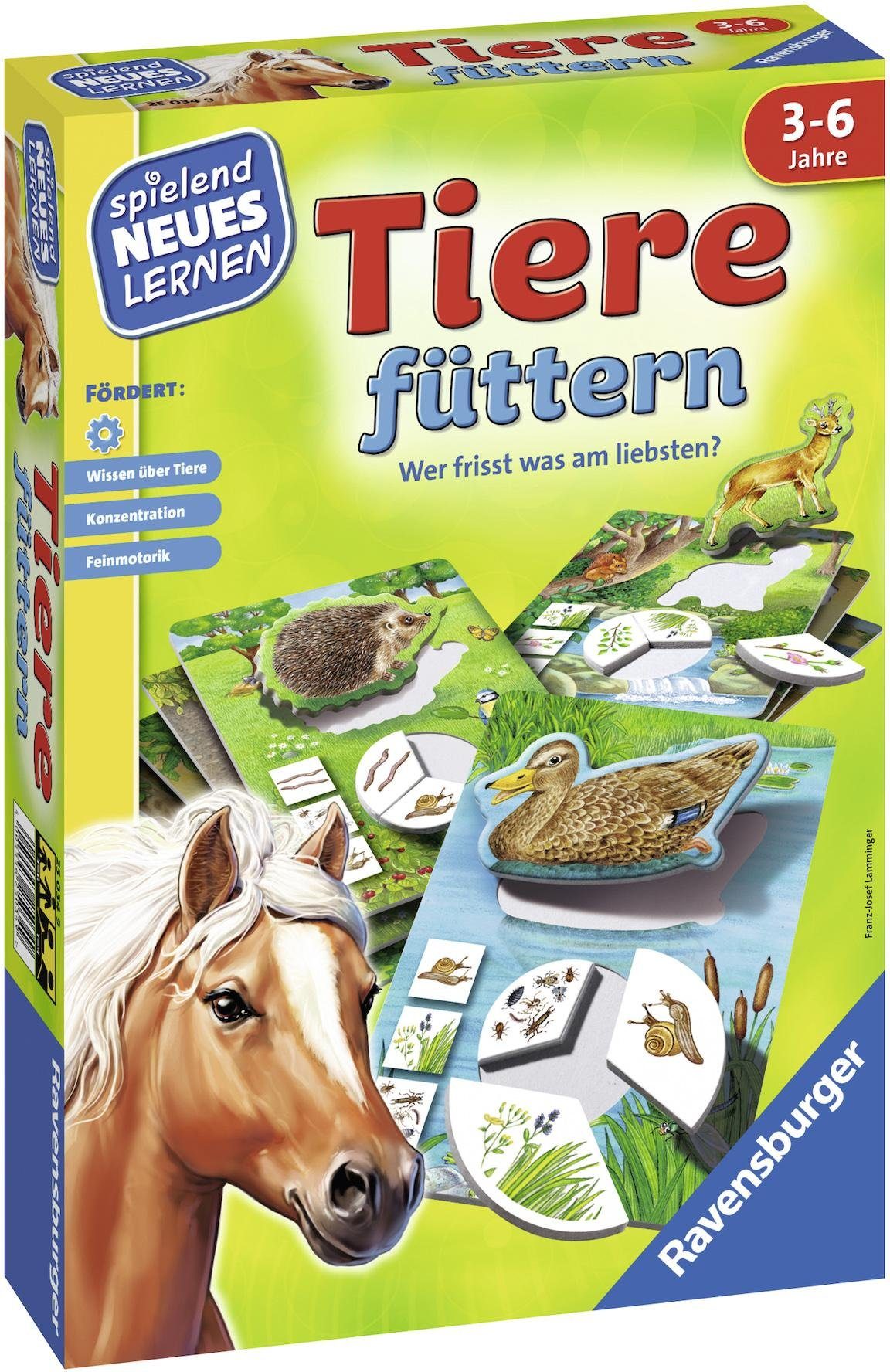 Ravensburger Spiel Tiere füttern, Made in Europe