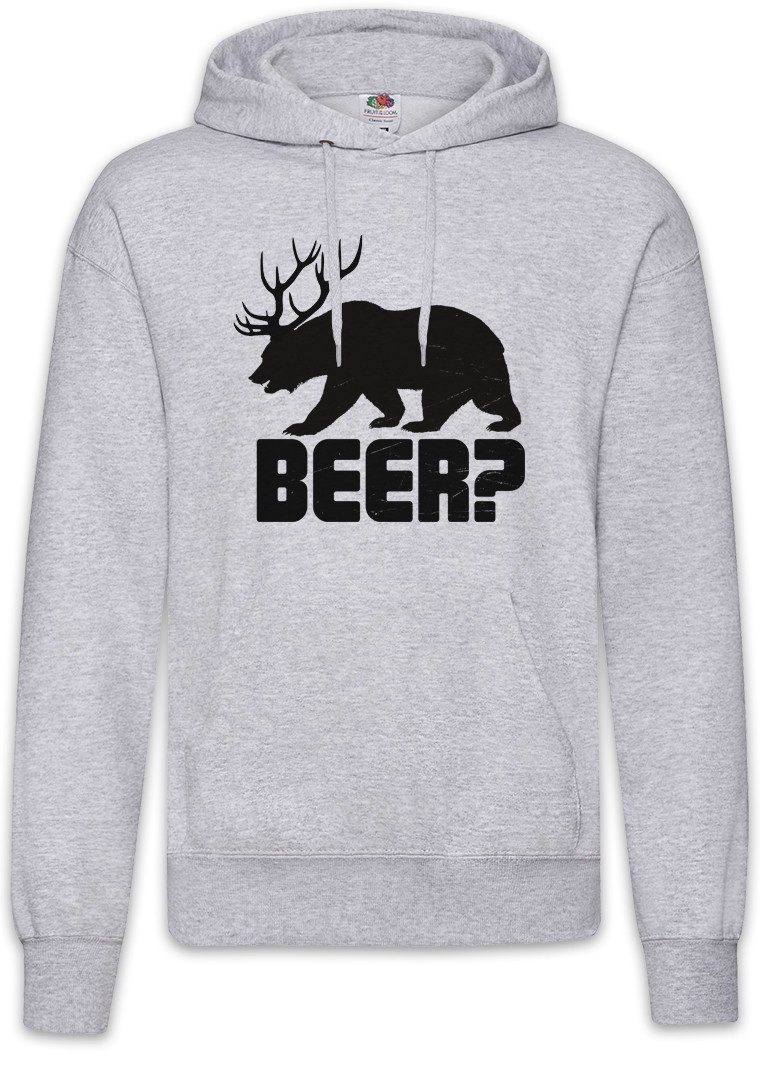 Urban Backwoods Hoodie Beer Herren Hoodie Bier Hirsch Reh Jagd Jäger Bär Geweih Deer Bear Fun (1-tlg) Hunt Antlers Hunter Alcohol
