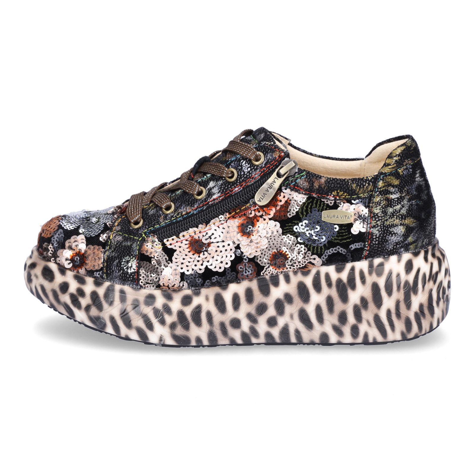 LAURA VITA Laura Vita Damen Sneaker dunkelgrau Sneaker