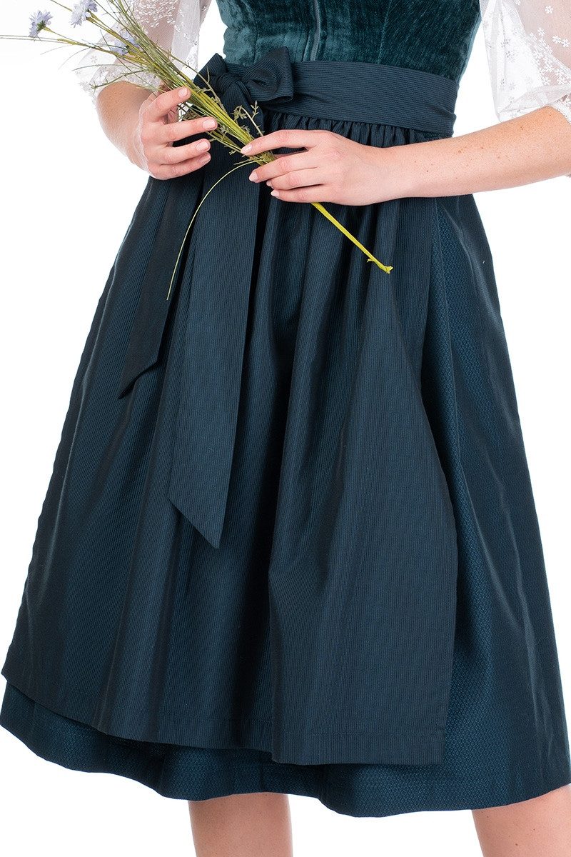 MarJo Dirndl Samt Dirndl 2tlg. - KIRCHHAM - petrol