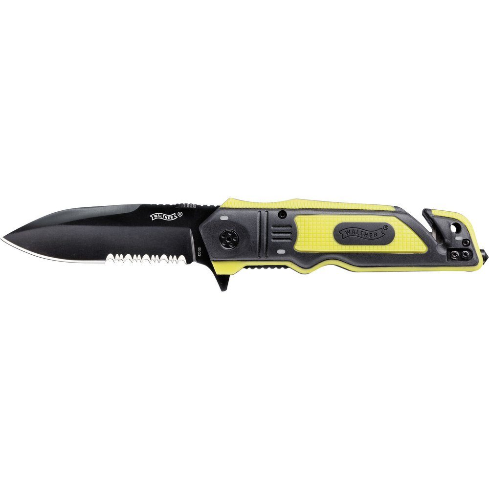 Walther Warndreieck Walther Rettungsmesser Emergency Rescue Knife ERK fluoreszierend 5.072