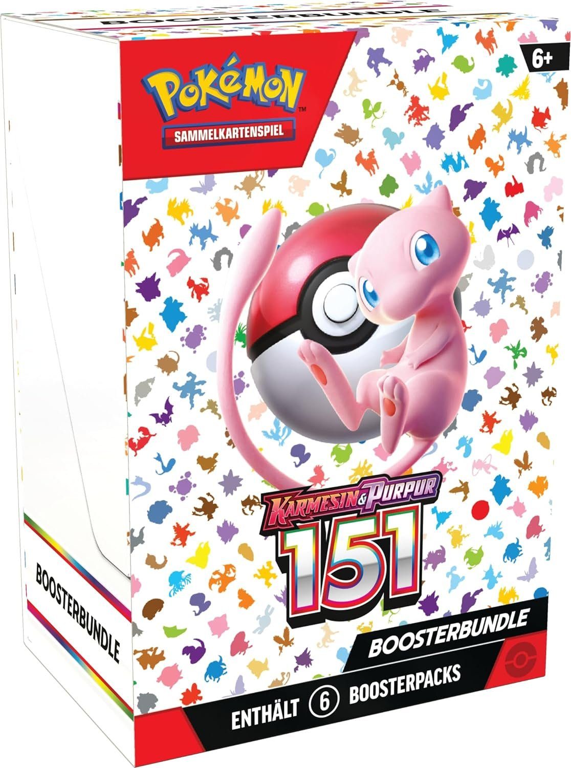 POKÉMON Sammelkarte Karmesin & Purpur 151 Boosterbundle 6er Pack Deutsch