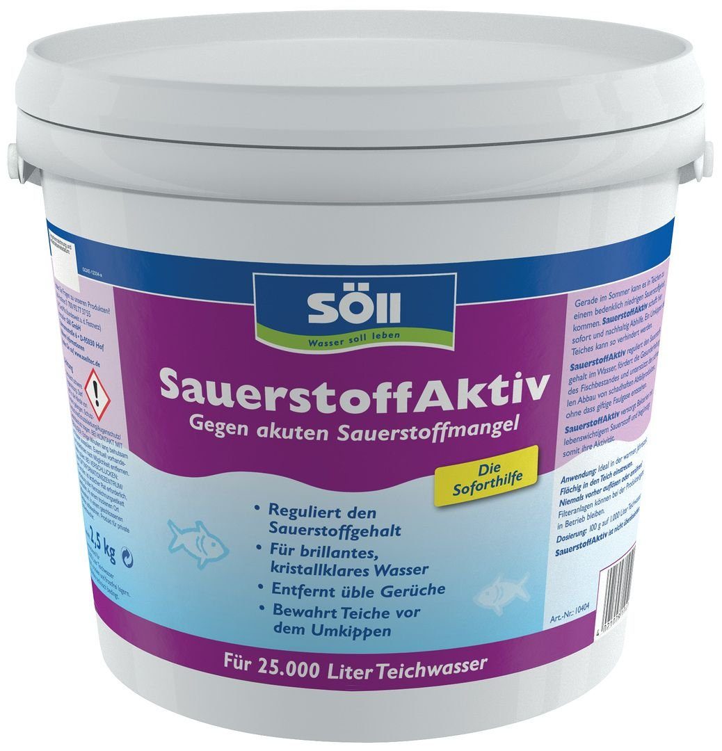 SÖLL Teichpflege Söll SauerstoffAktiv 2,5 kg, Reguliert den