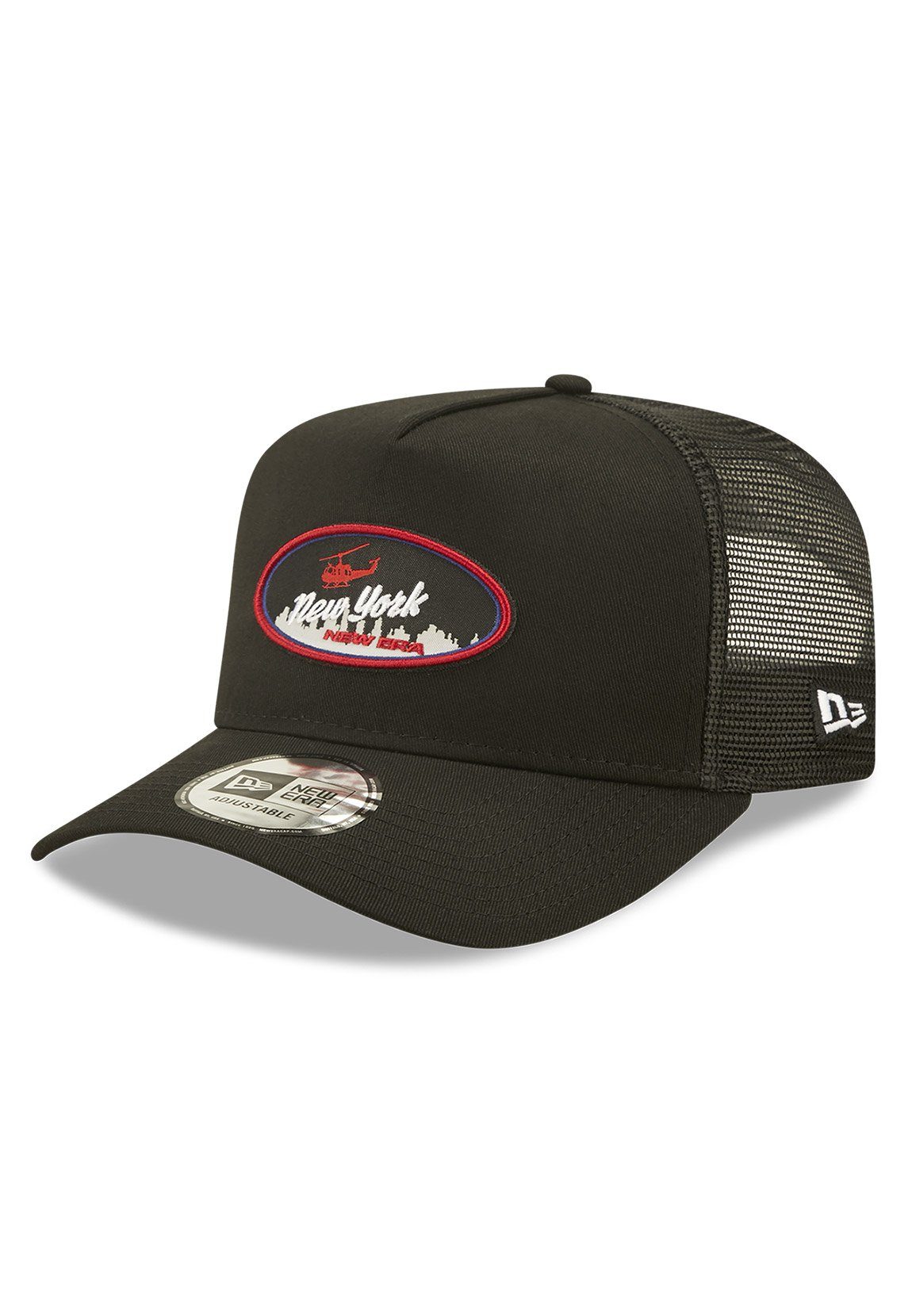 New Era Trucker Cap New Era Oval State Trucker Adjustable NEW YORK Schwarz