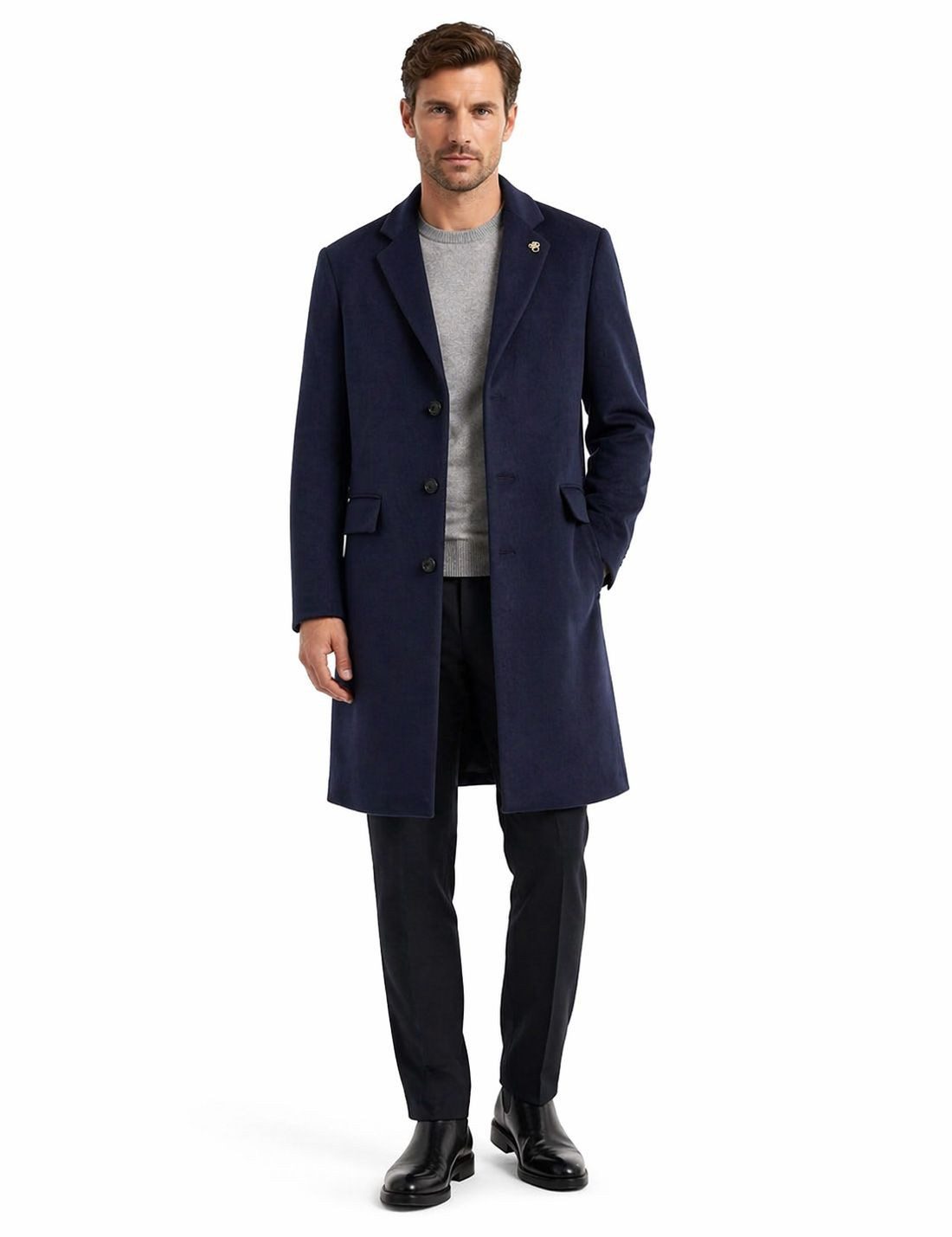 Scotch & Soda Wollmantel Classic wool coat