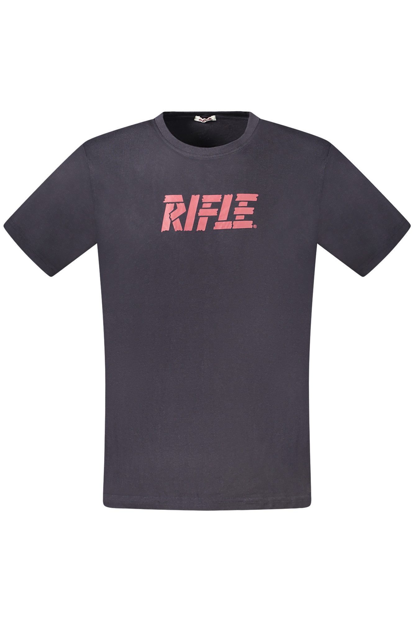 Rifle T-Shirt Kurzarm Herren T-Shirt Blau mit Rundhals und