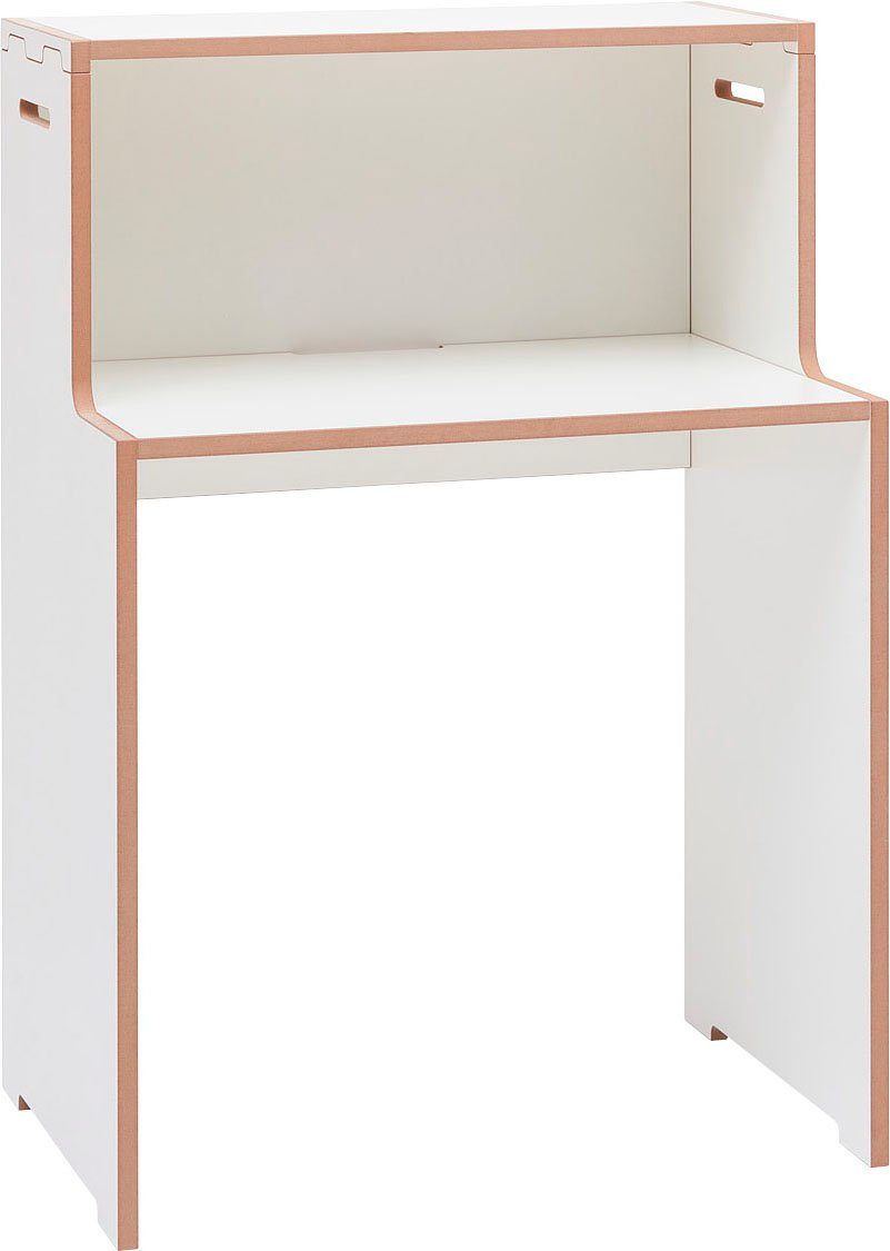Tojo Sekretär schreib & deckel Set, ideal für Homeoffice, in zwei Farben,  Breite/Höhe: 76/110 cm | Standregale