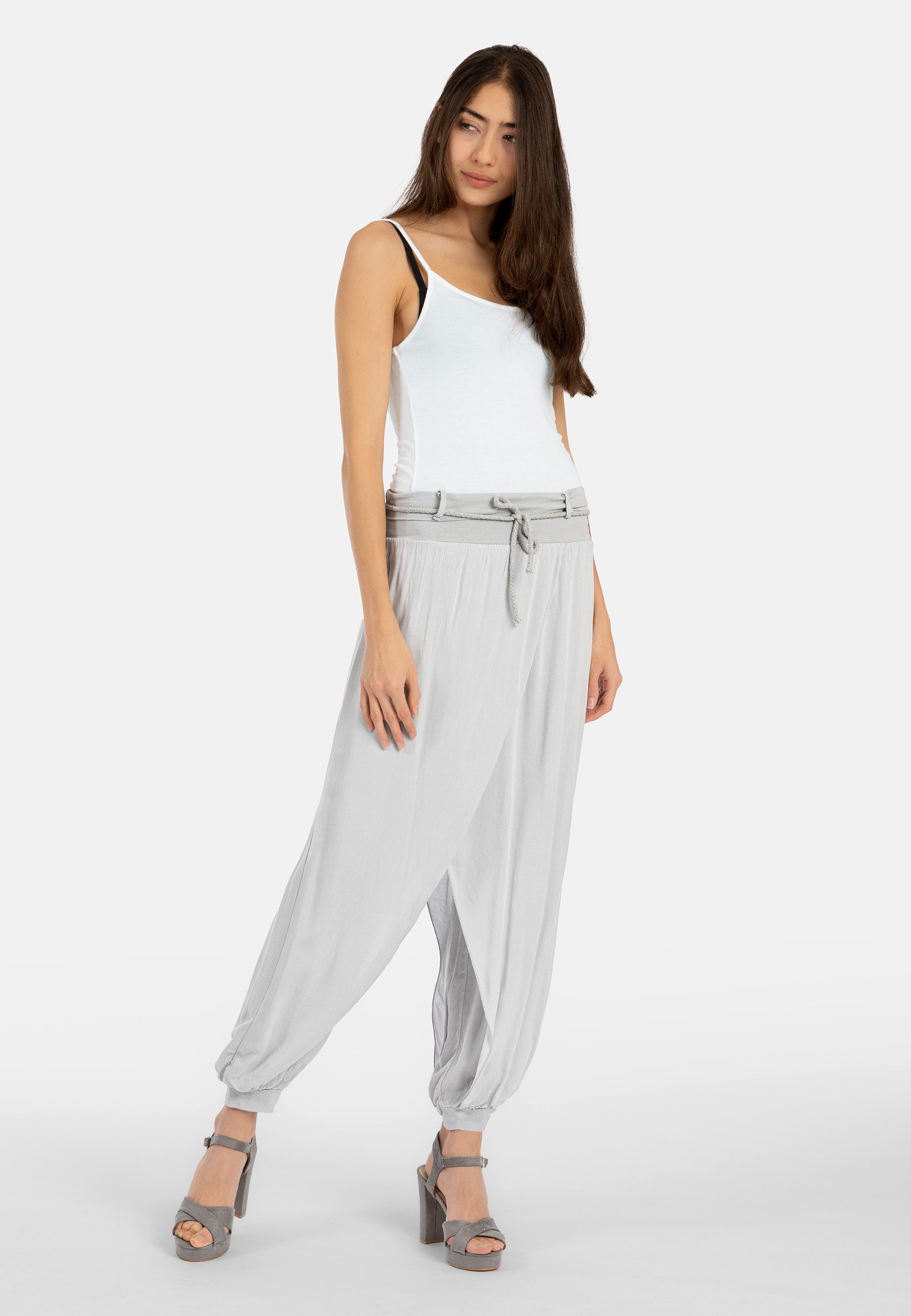 Caspar Stoffhose KHS054 leichte Damen Sommer Stoffhose
