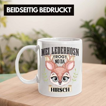 Trendation Tasse Oktoberfest Mei Lederhosn Trogt No Der Hirsch Lustiger Spruch Geschenk