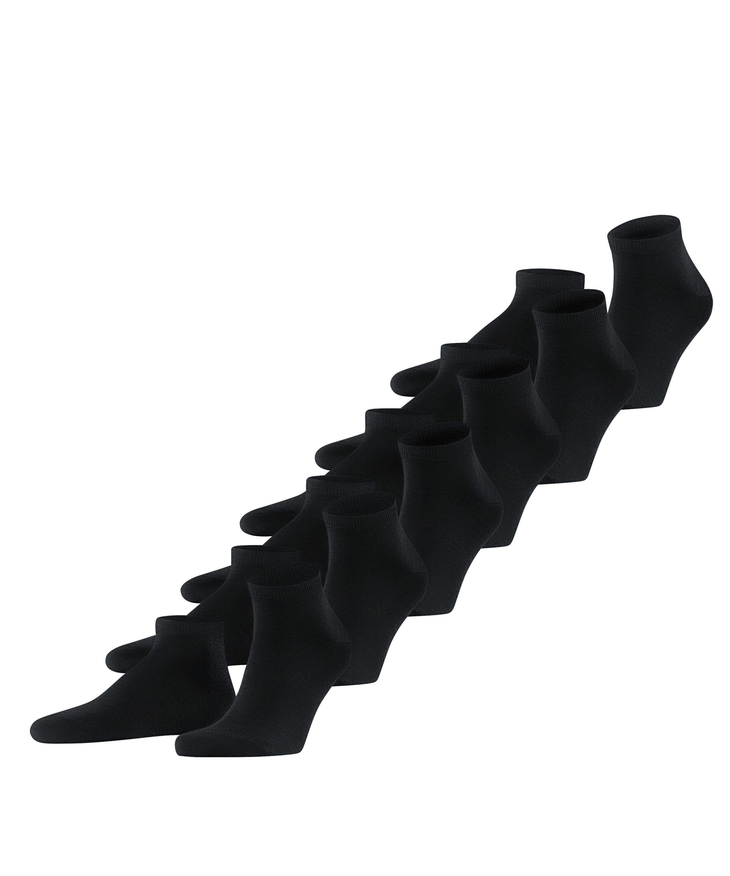 FALKE Sneakersocken Happy 6-Pack (6-Paar) Set aus 6 Paar Baumwollsneakern black (3000) | Sneakersocken