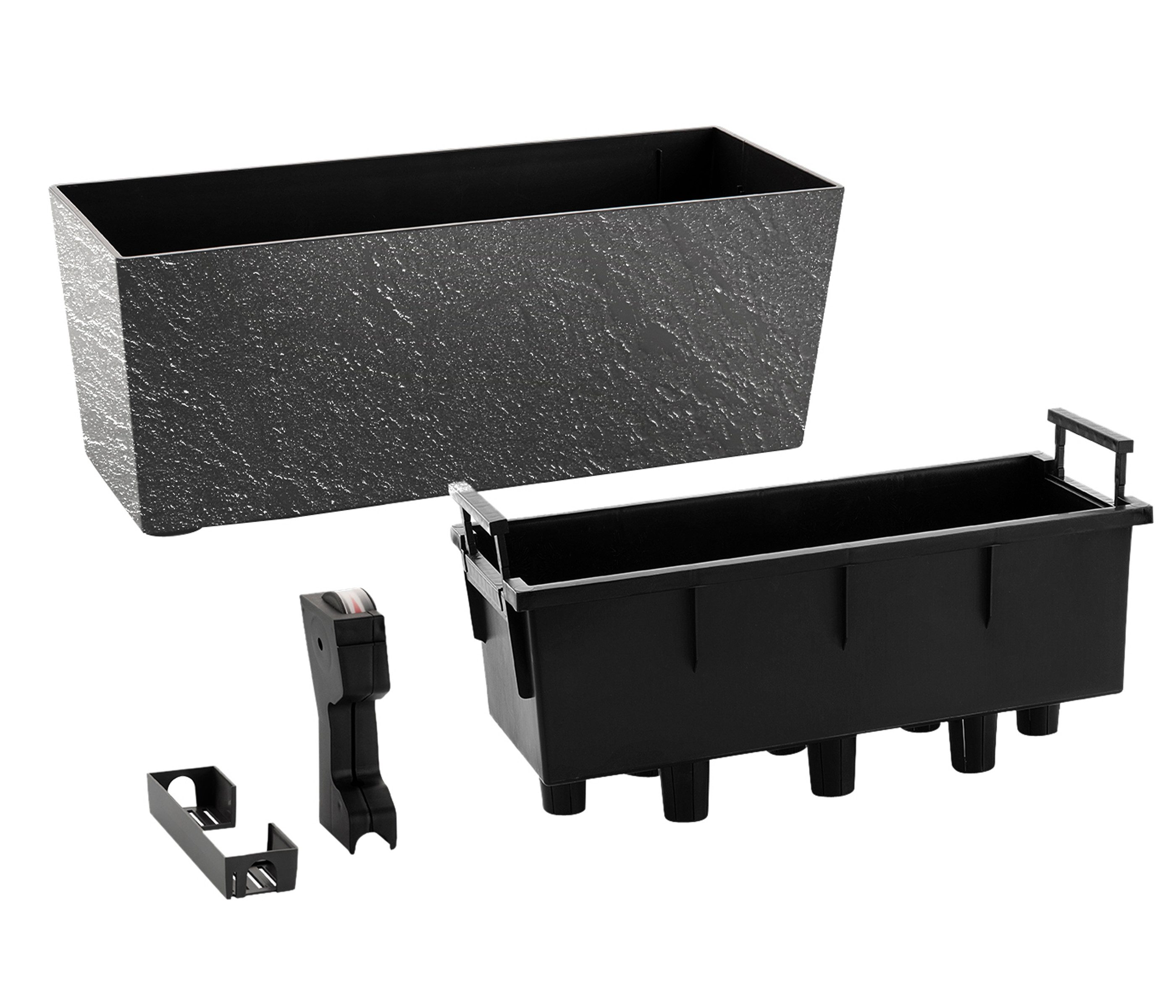 Dehner Blumenkasten Pflanzkasten Stone, Naturstein-Optik, verschiedene günstig online kaufen