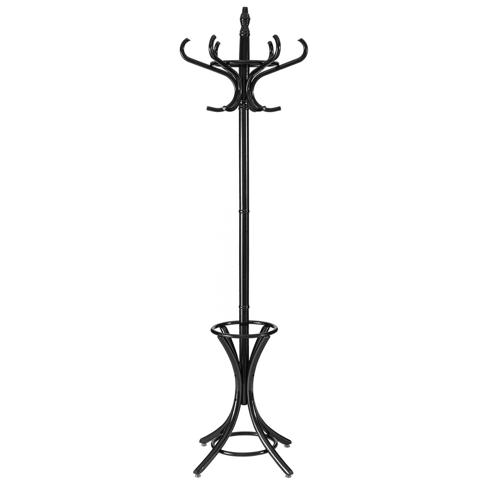COSTWAY Garderobenständer, 184cm, mit Schirmständer und günstig online kaufen