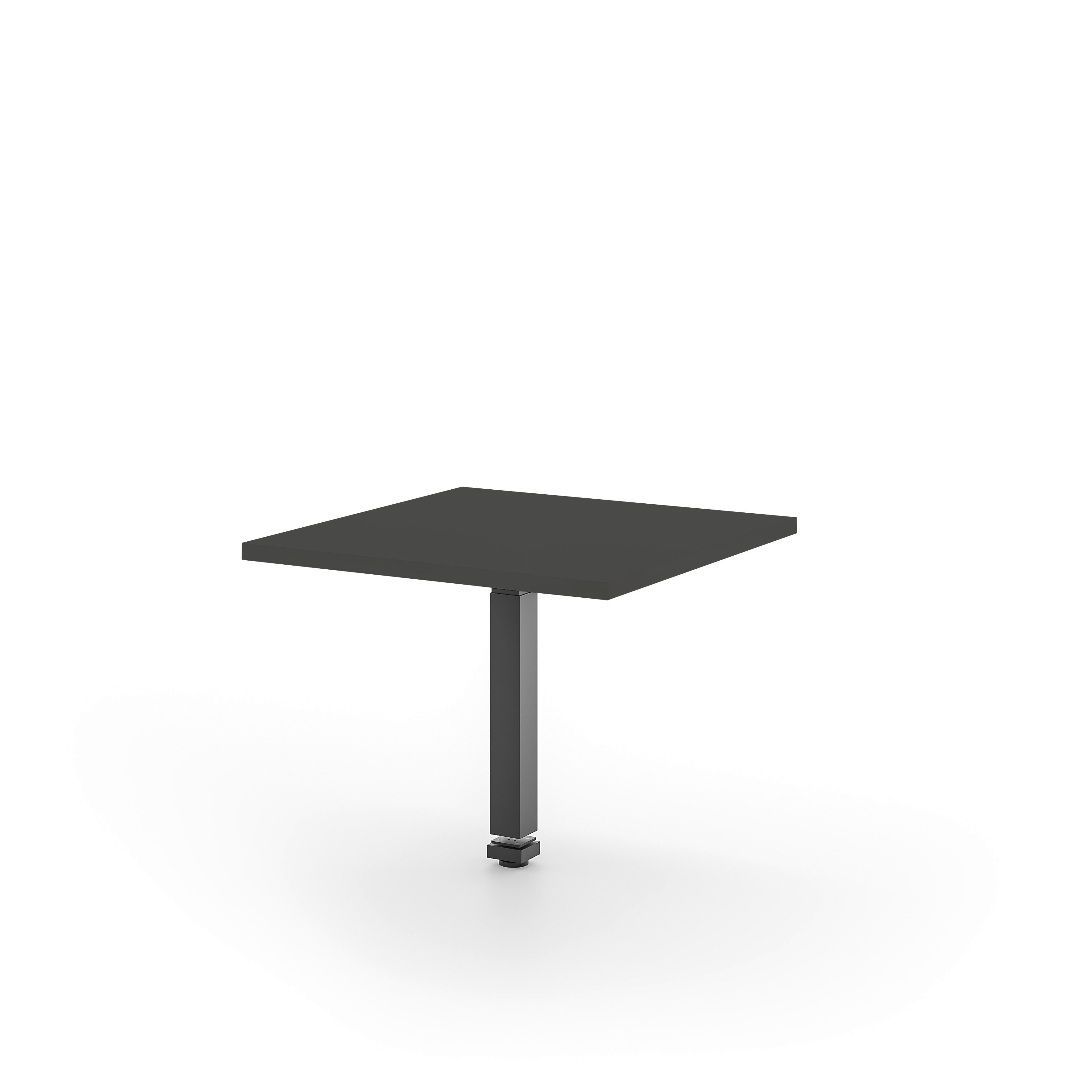 möbel-direkt.de Schreibtischplatte Ecktischplatte mit Metallfuß Big Profi Desk