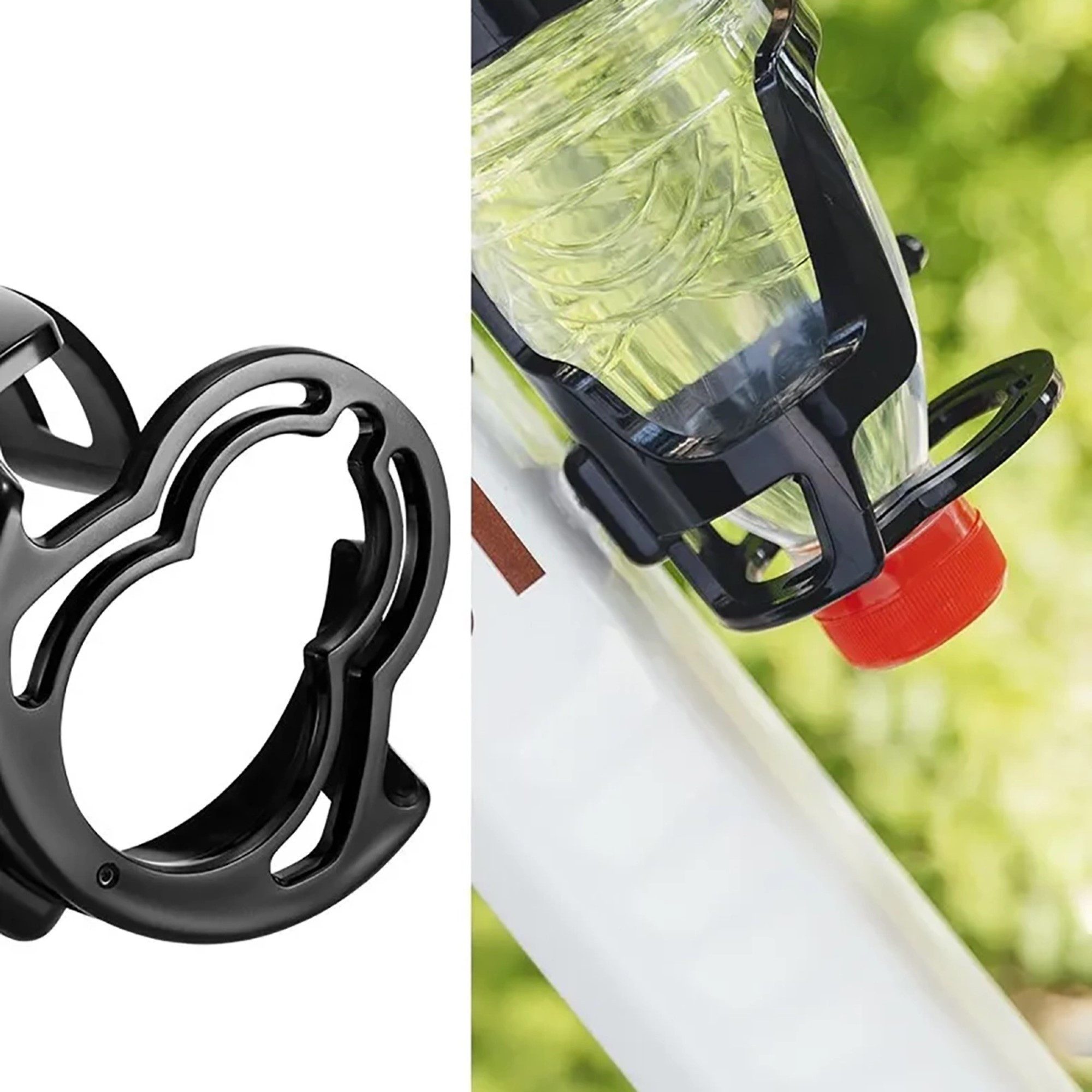 ROCKBROS Fahrrad-Flaschenhalter Fahrrad-Trinkflaschenhalter für Flaschen von 51-73 mm
