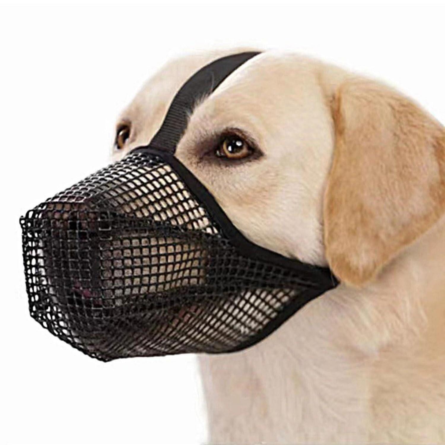 LuxusKollektion Maulkorb Hundemaulkorb verstellbar weich S schwarz, Kunststoff