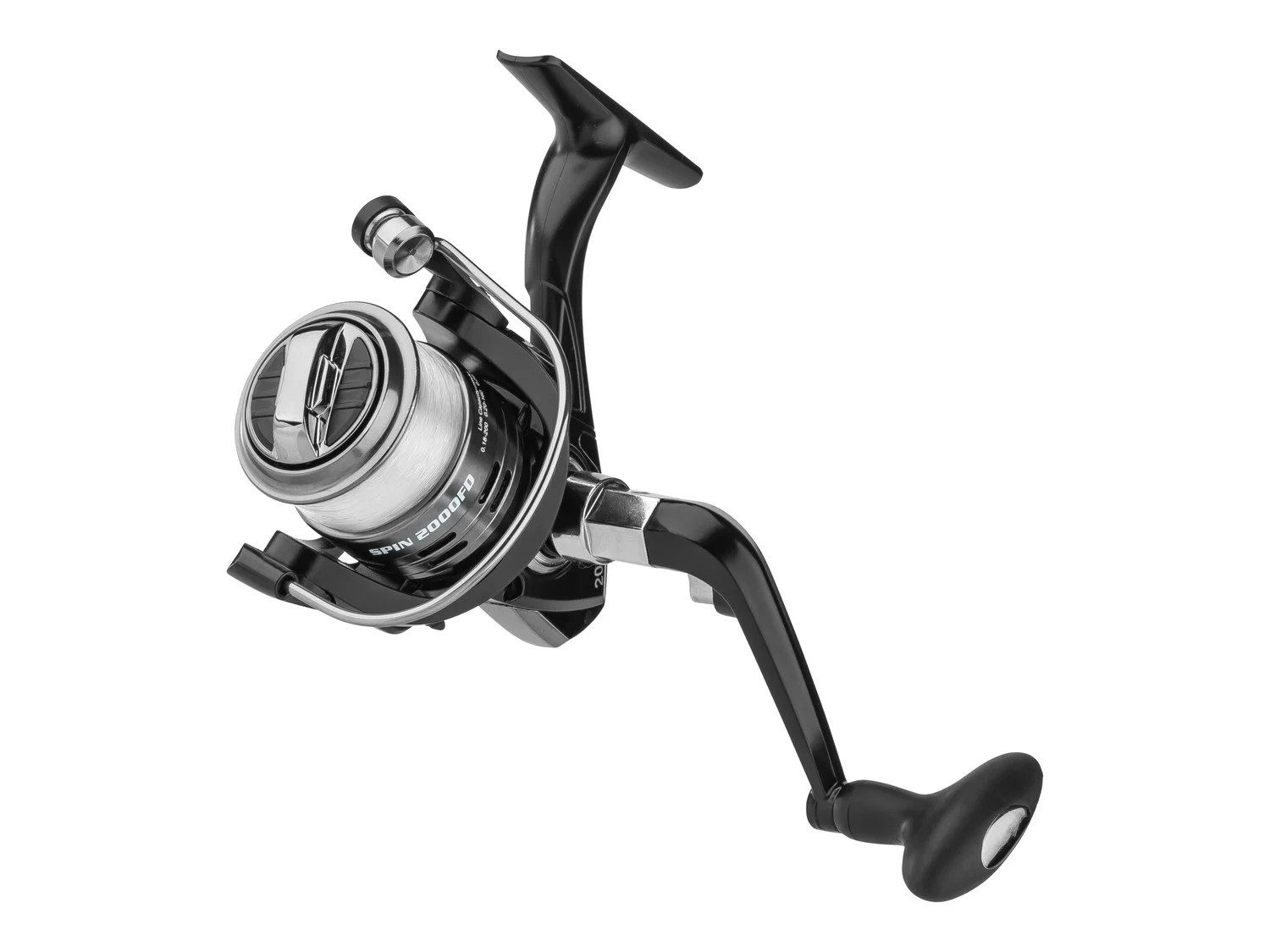 Rocktrail Spinnrute Spin 198cm Carbon Angel Set Spinnrute Rolle Komplettset, (Angelset, Angelset mit Rute Rolle Schnur), Leichtes Spinnangelset mit Rolle – Bild 3 von 5