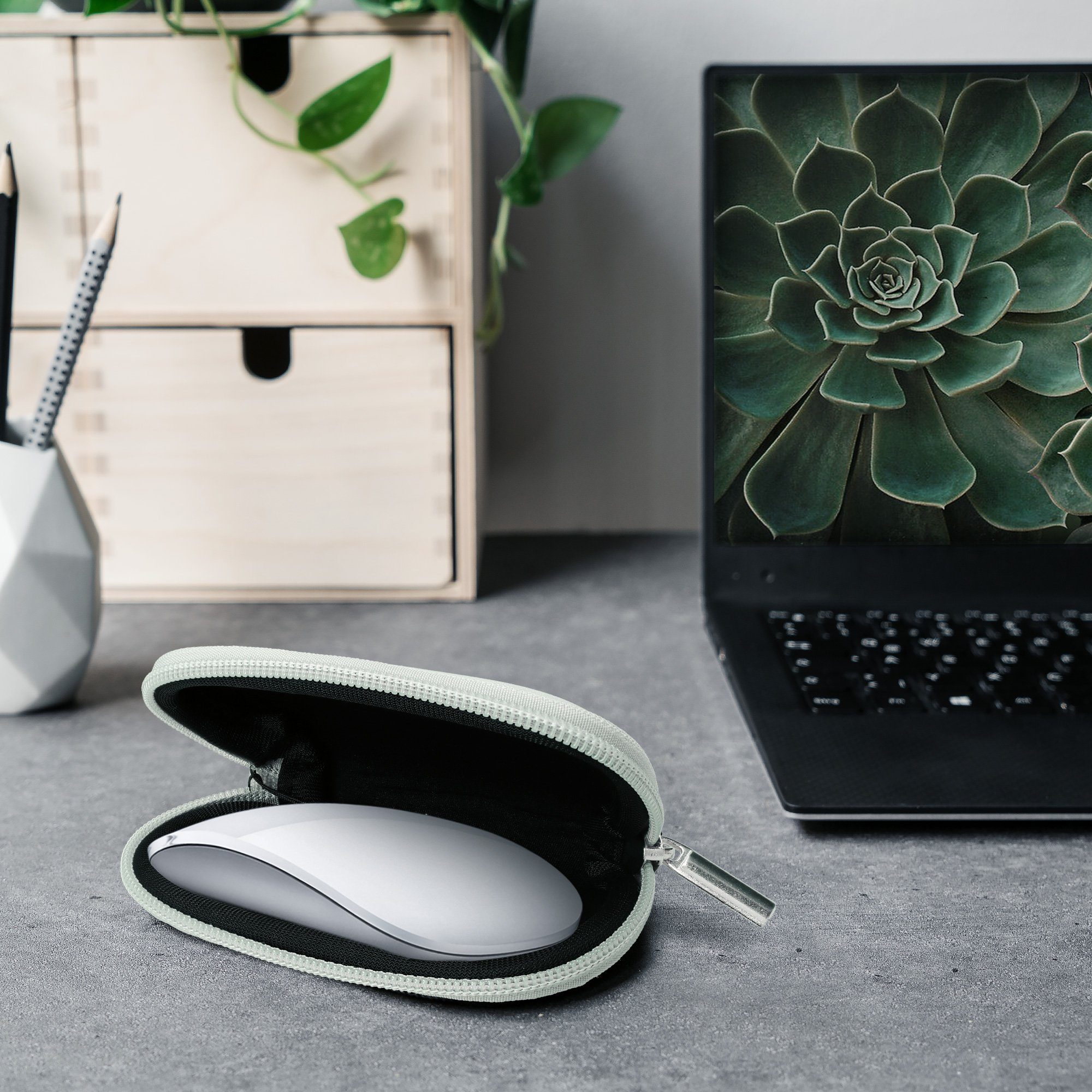 kwmobile Mausfüße Hülle für Apple Magic Mouse 1 / 2 (1-St), TPU Kunstleder