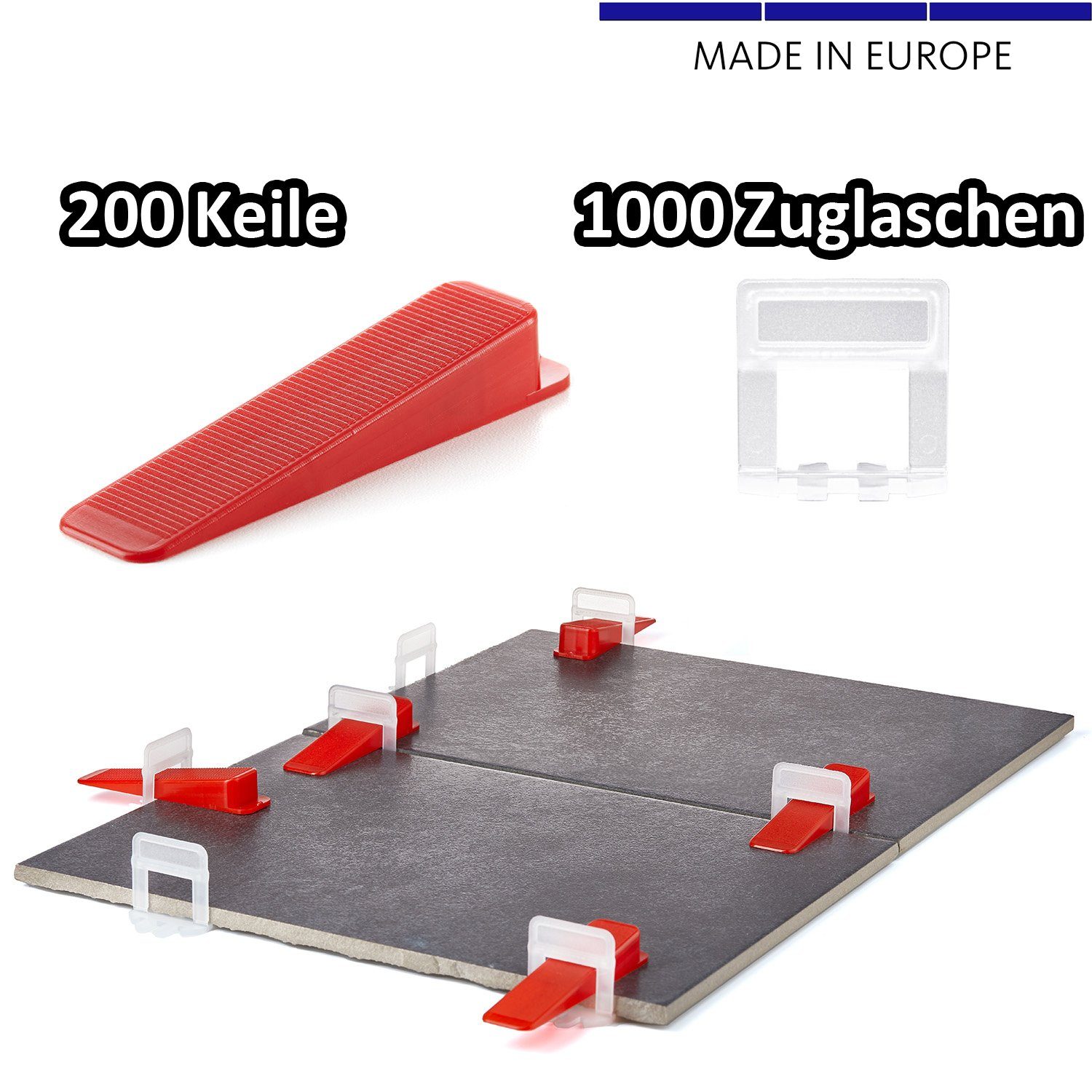 BigDean Verlegeset 1,5mm Fliesen Nivelliersystem 1000 günstig online kaufen