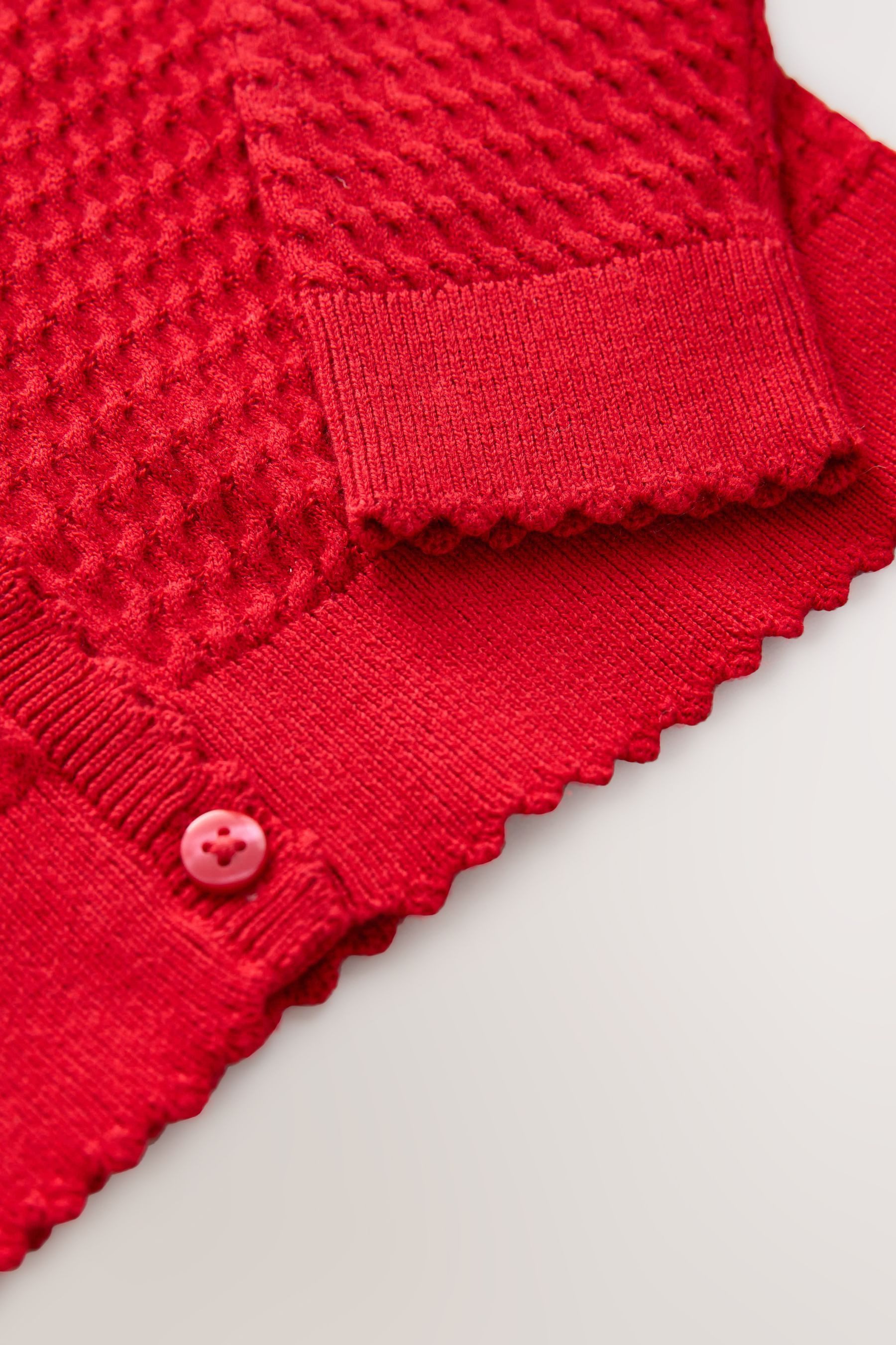 Next Strickjacke Cardigan mit Zopfstrickmuster für die Schule (1-tlg) – Bild 4 von 4