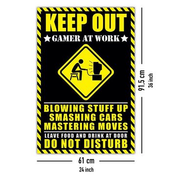 PYRAMID Poster Keep out Gamer at work Poster 61 x 91,5 cm