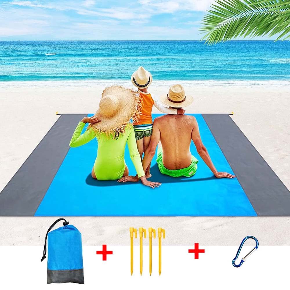 Picknickdecke Stranddecke 200x210 cm, Schnelltrocknend für Reisen, Camping und Wandern, BTTO, für Reisen, Camping und Wandern