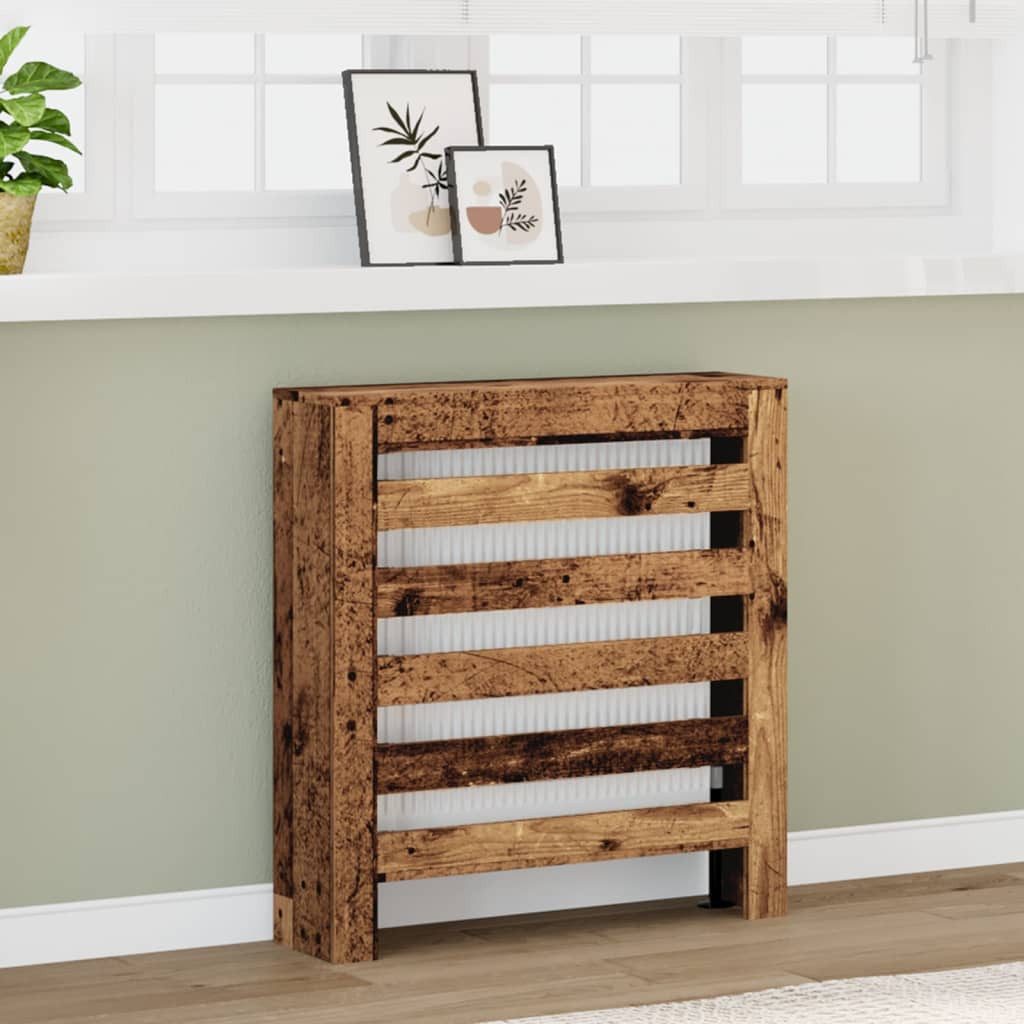 vidaXL Heizkörper Heizkörperverkleidung Altholz-Optik 78x20x82 cm Holzwerkstoff
