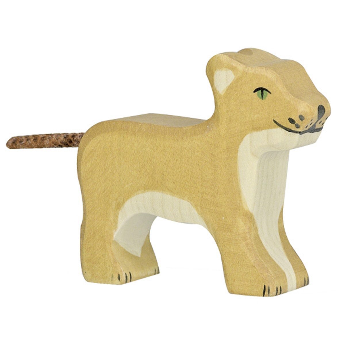 Holztiger Spielfigur Holztiger Löwe klein Holzlöwe 80141