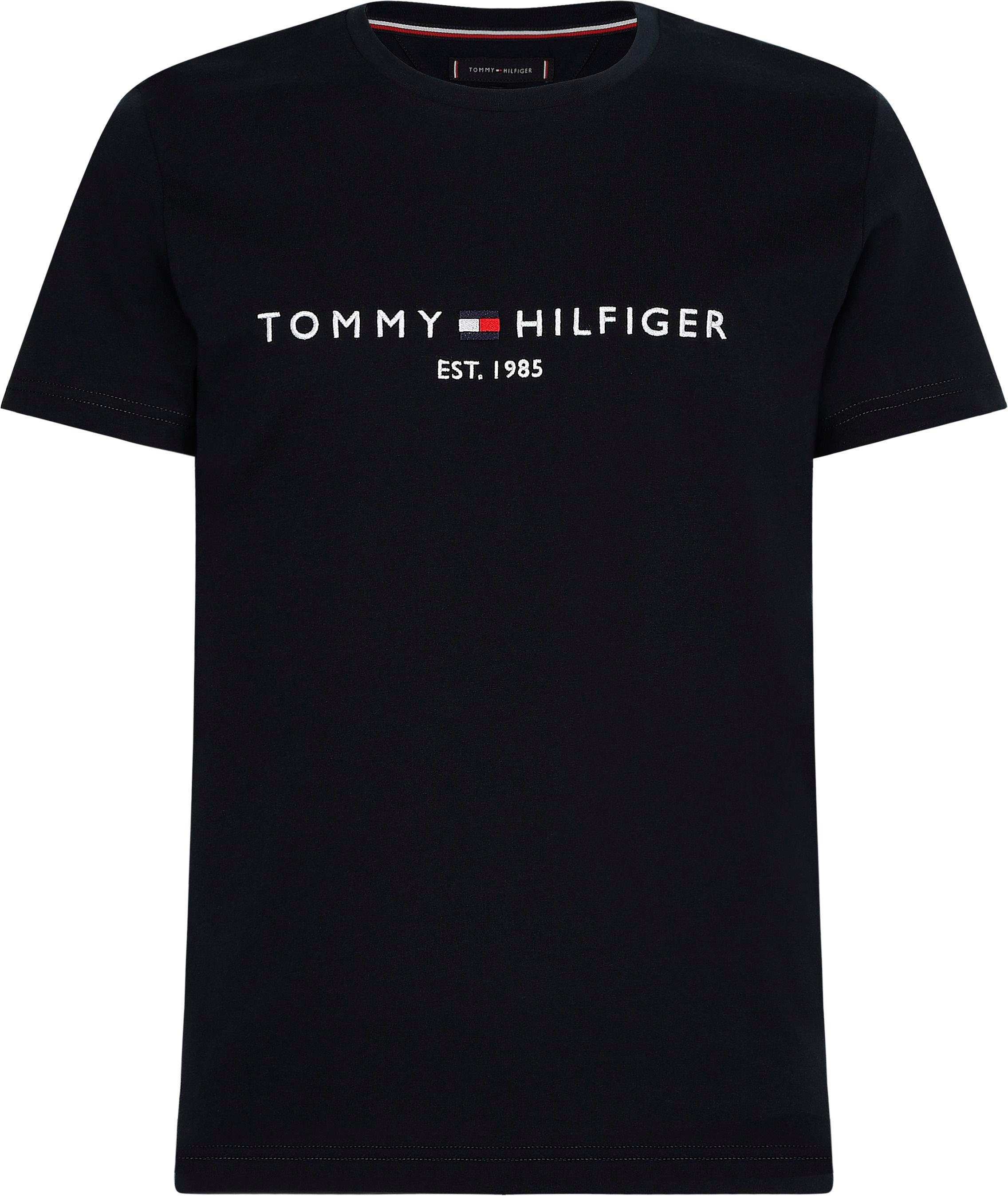 Tommy Hilfiger Big & Tall T-Shirt BT-TOMMY LOGO TEE-B, Tommy Hilfiger-Logo-Stickerei  auf Brust