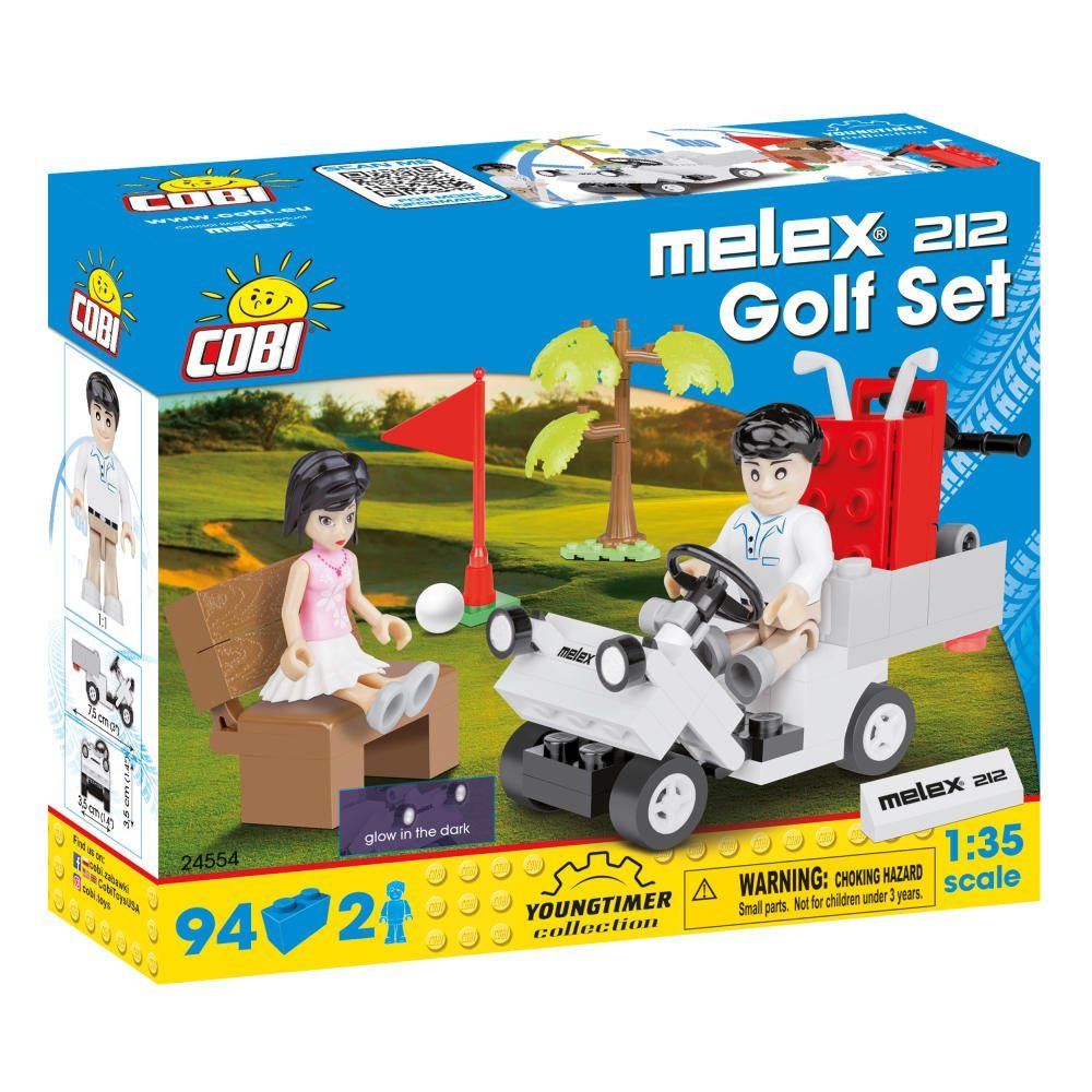 COBI Melex 212 Golf Set Auto Youngtimer 24554 Konstruktionsspielsteine