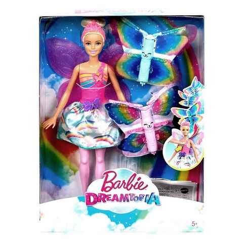 Mattel® Anziehpuppe Mattel FRB08 - Barbie - Dreamtopia - Puppe, Regenbogen-Königreich, Magische Flügel-Fee