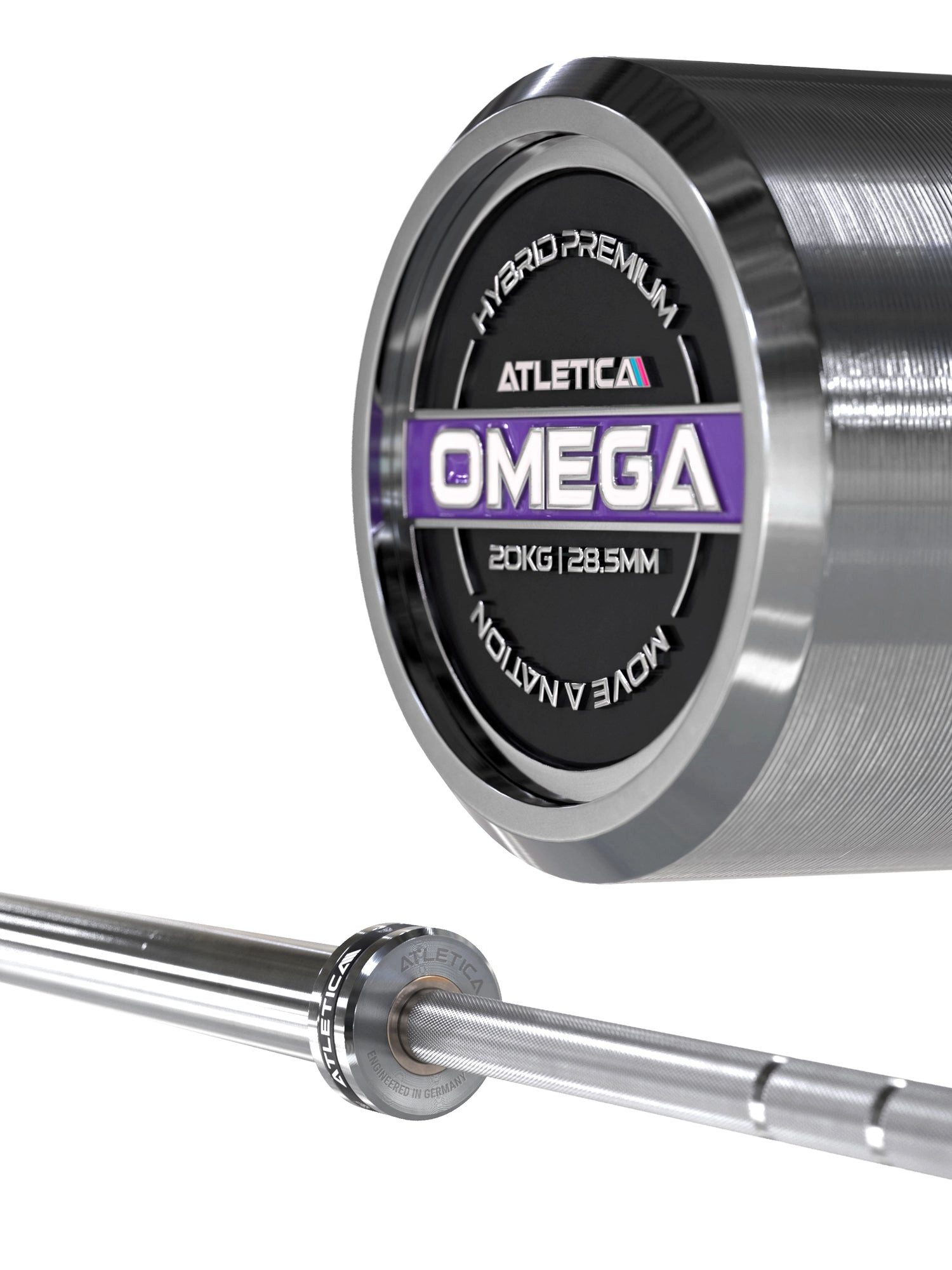 Langhantelstange Langhantel I Omega I Premium Hybrid-Langhantel I 2200mm