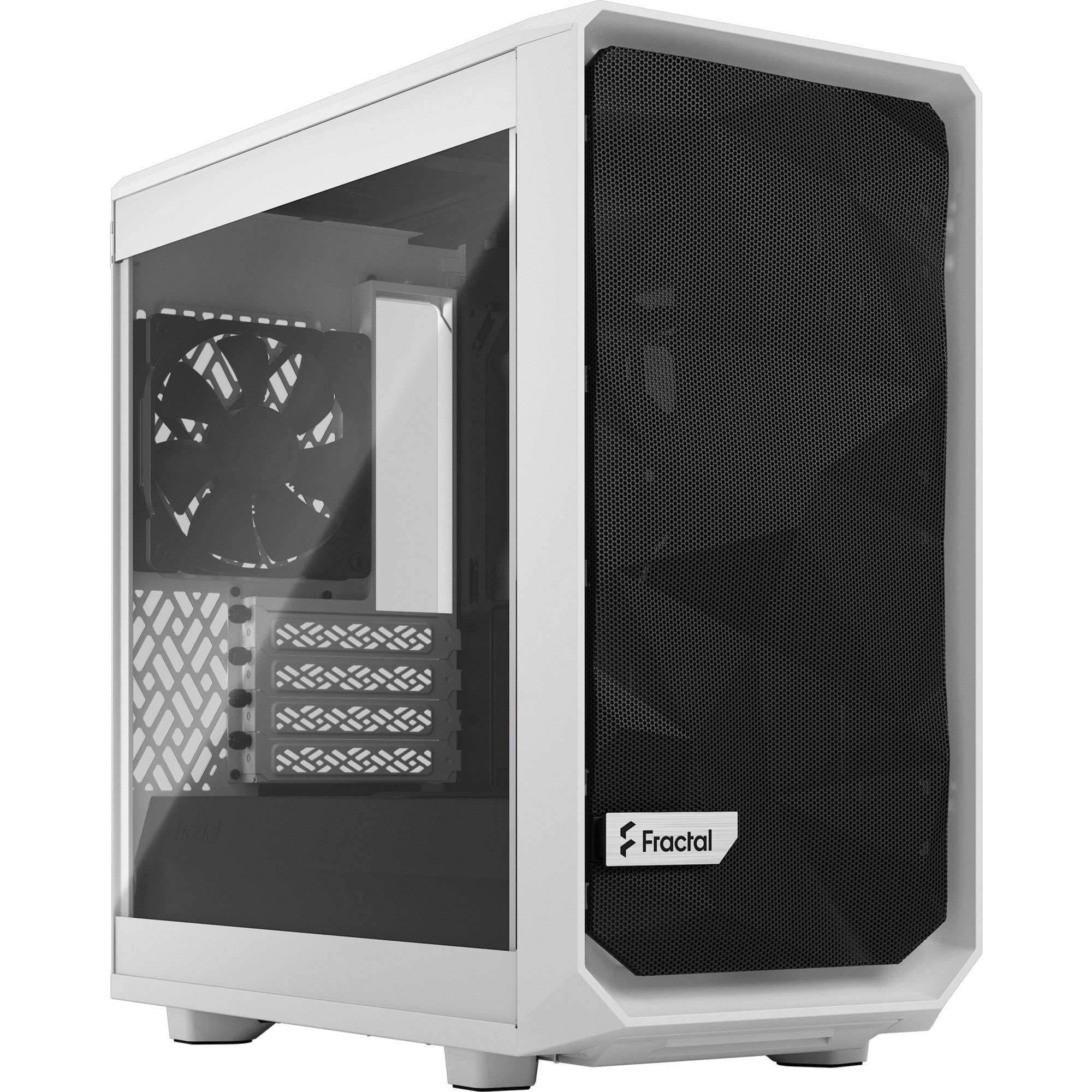 PC-Gehäuse Fractal Design Meshify 2 Mini White TG Clear Tint