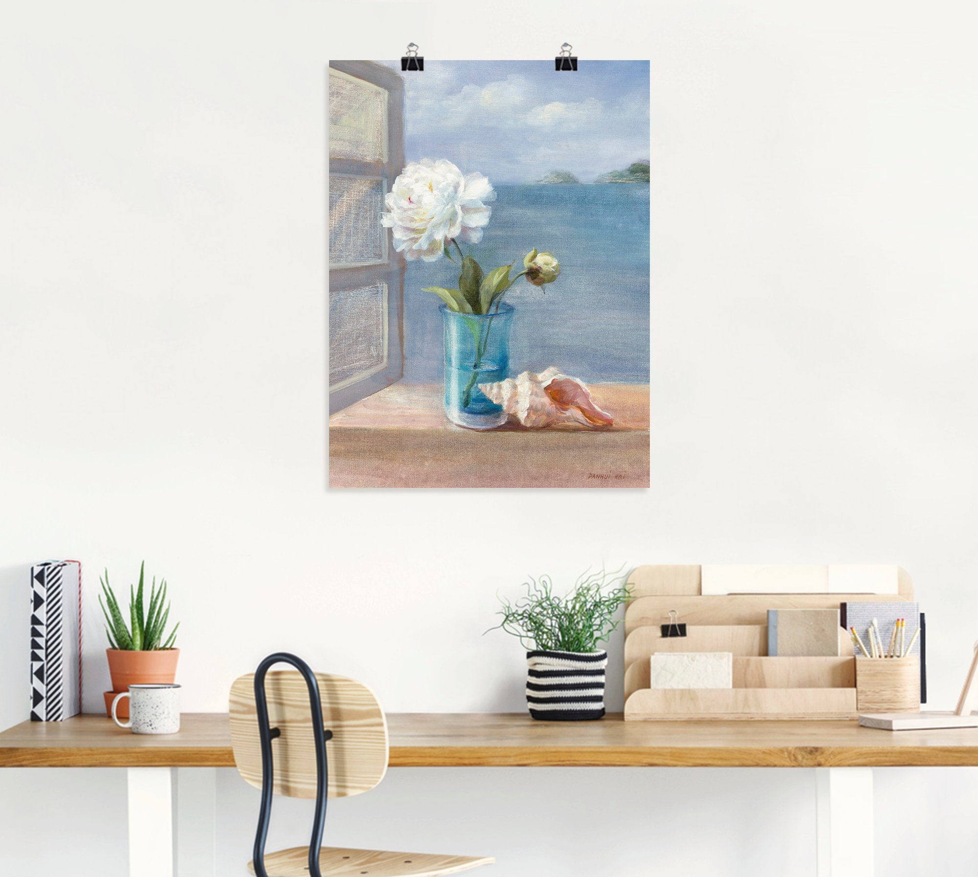 Artland Wandbild »Küsten Blumen I«, Arrangements (1 Stück), in vielen Größen & Produktarten -Leinwandbild, Poster, Wandaufkleber / Wandtattoo auch für Badezimmer geeignet-kaufen