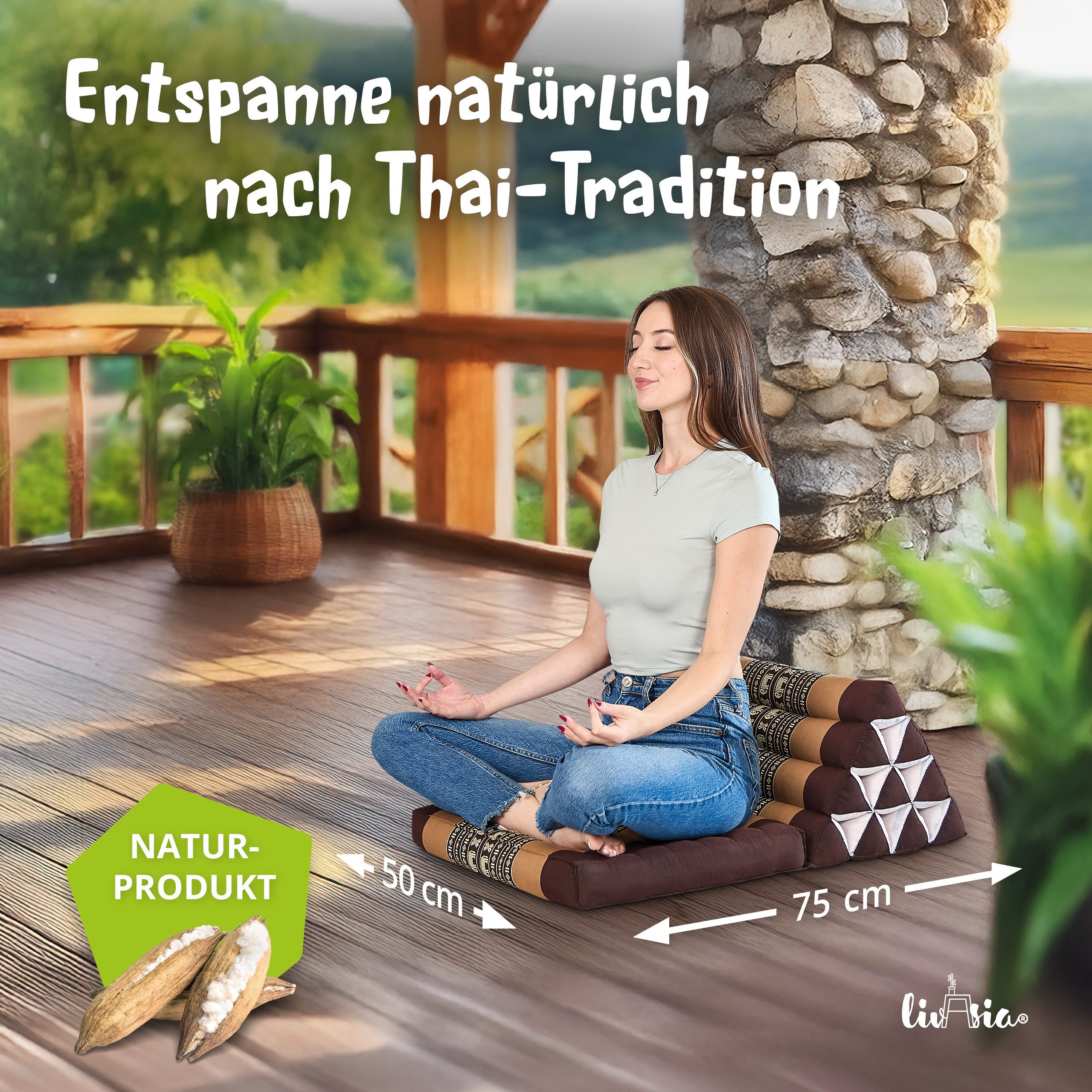 livasia Sitzsack Thaikissen 1 Auflage, vegan und günstig online kaufen