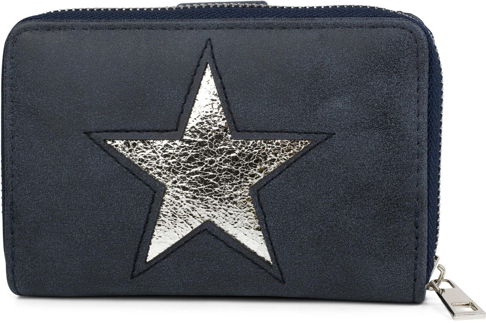 Dunkelblau / Silber metallic