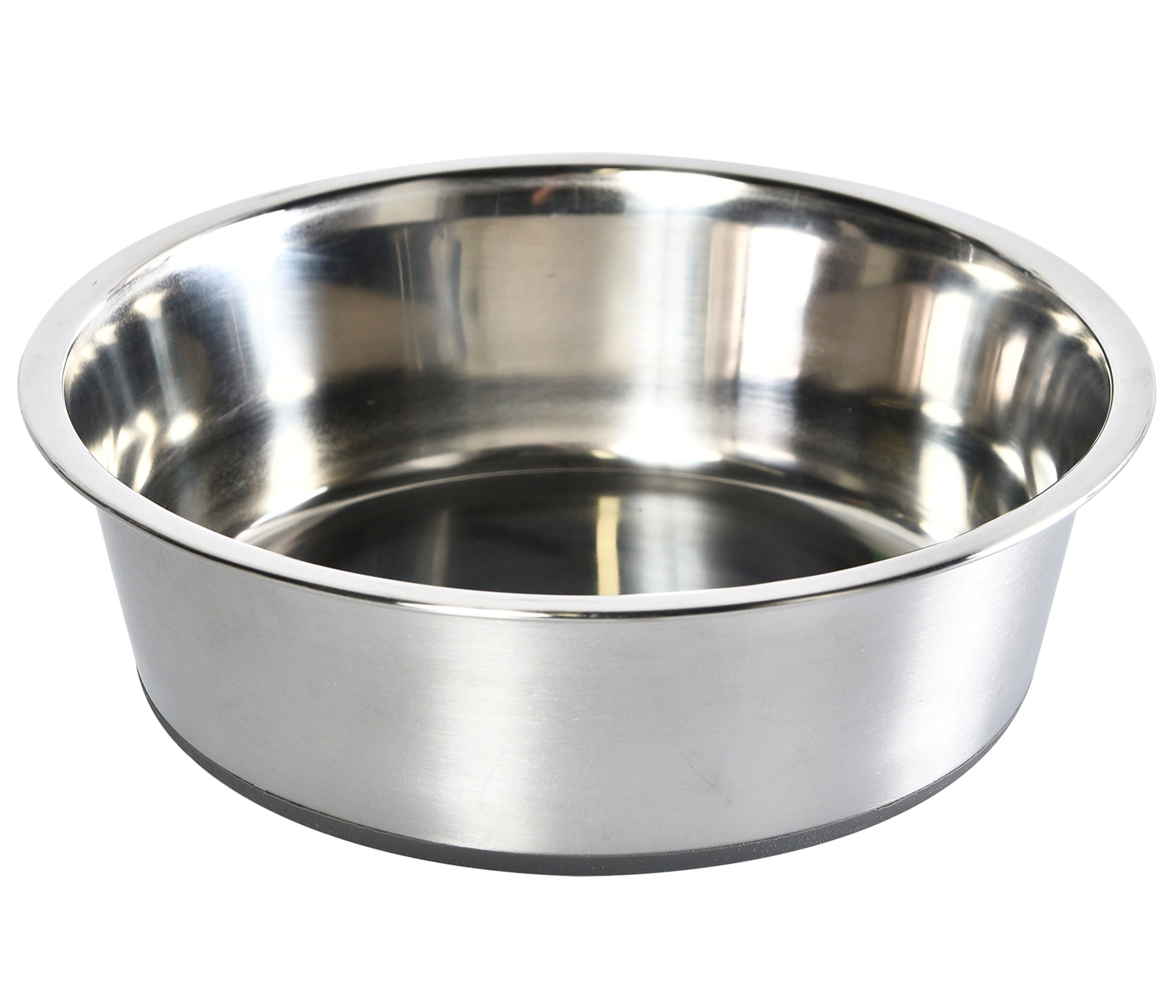 Futternapf Silver, Edelstahl, in verschiedenen Größen, silber