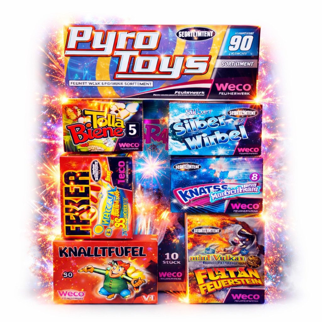 happy sparks® Geburtstagskerze Silvester & Neujahr Jugendfeuerwerk Set - Ne günstig online kaufen
