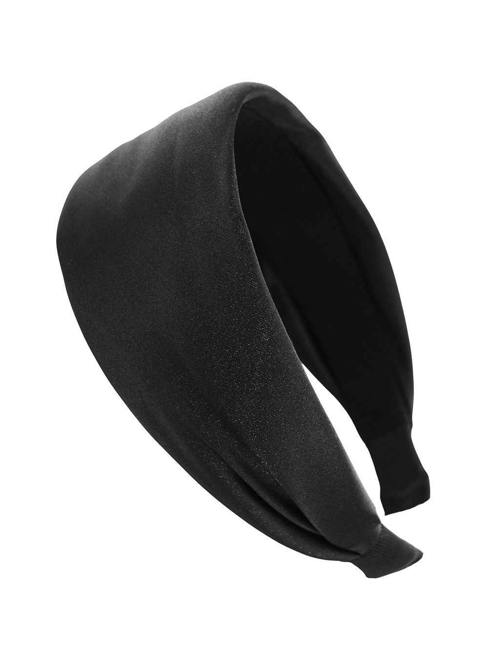 axy Haarreif Breiter Haarreif Damen Satin gepolstert, Breiter Damen Haarreifen aus Satin Stirnband Haarband